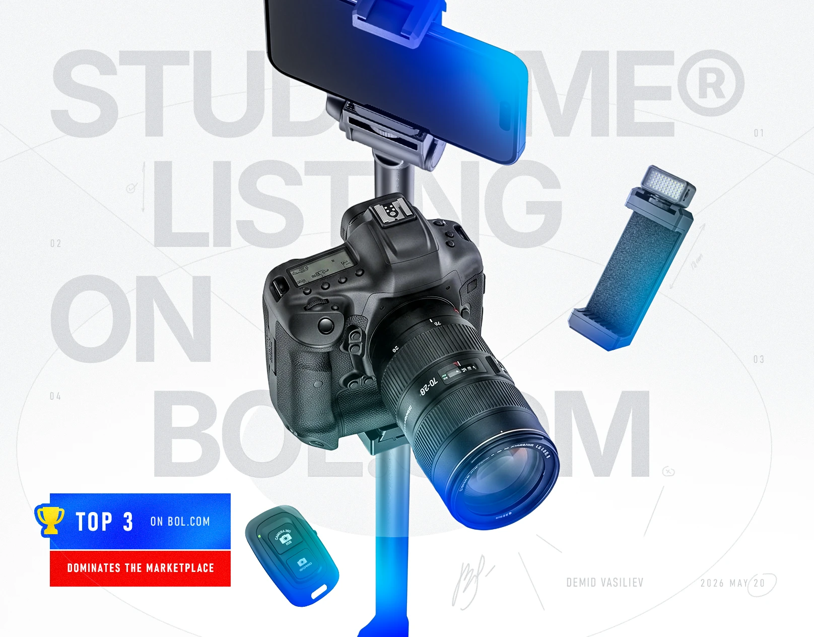 E-Commerce Visual Funnel for a Tripod [StudioME®] — Изображение №1 — Интерфейсы, Графика на Dprofile