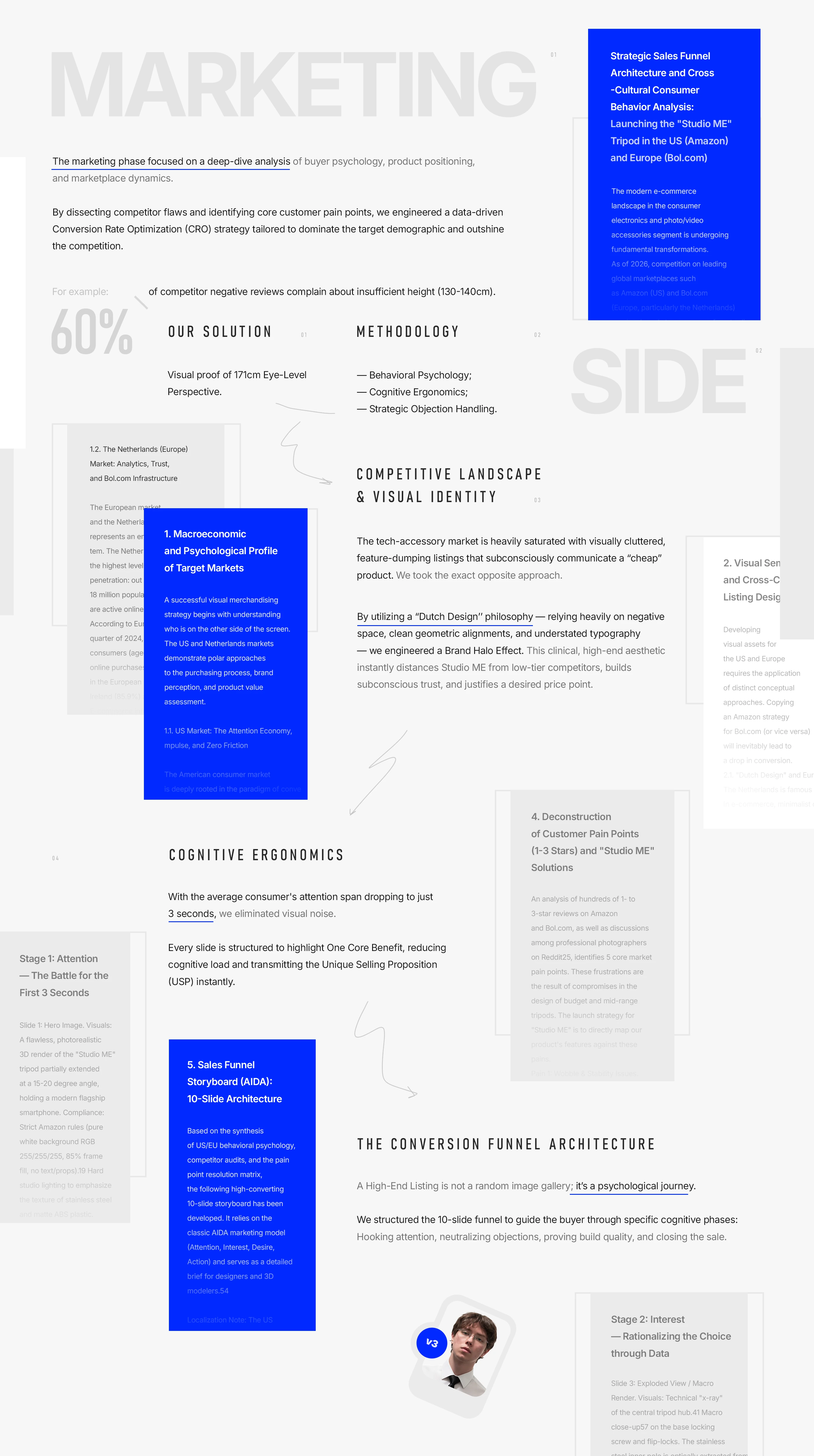 E-Commerce Visual Funnel for a Tripod [StudioME®] — Изображение №4 — Интерфейсы, Графика на Dprofile