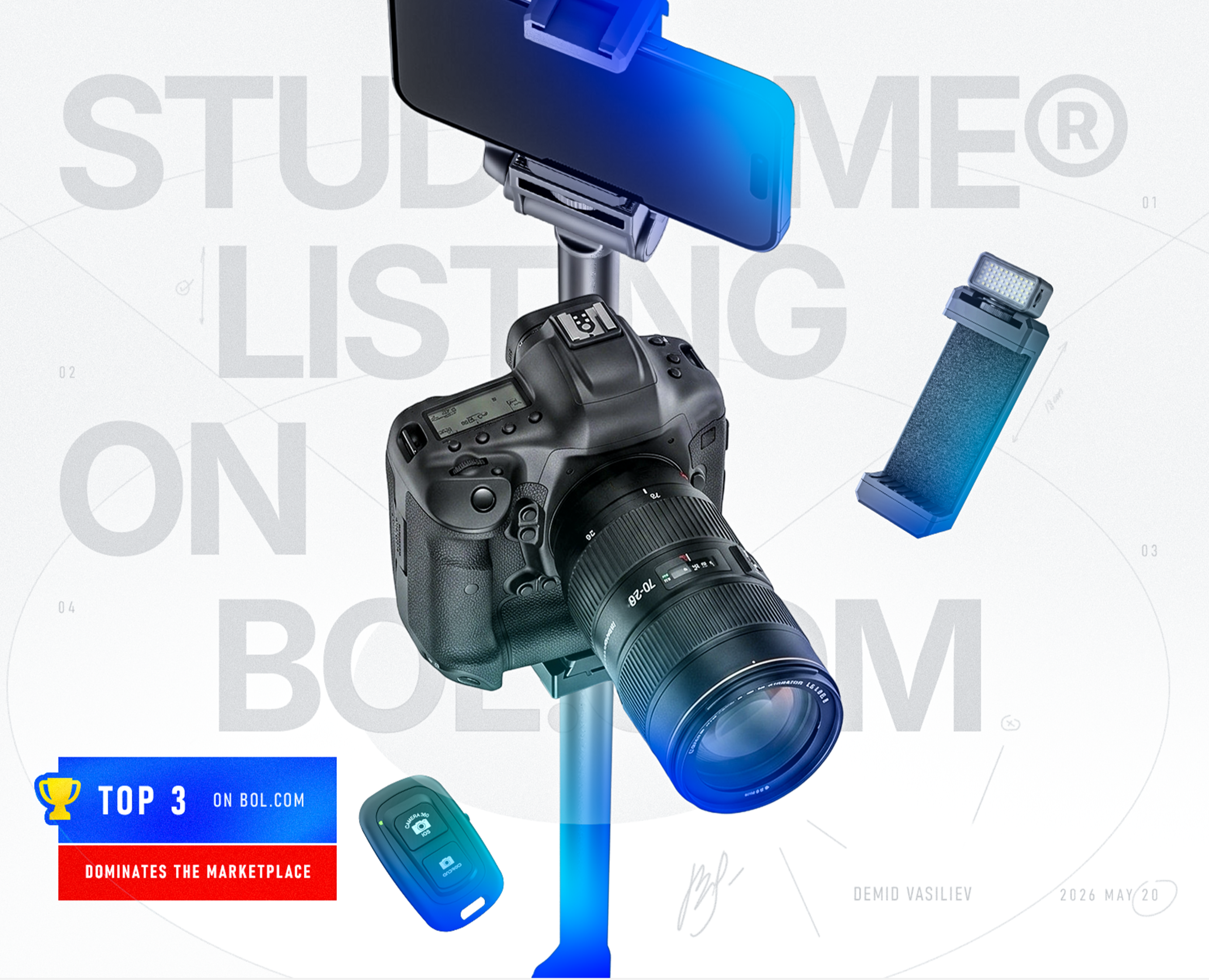 E-Commerce Visual Funnel for a Tripod [StudioME®] на Dprofile