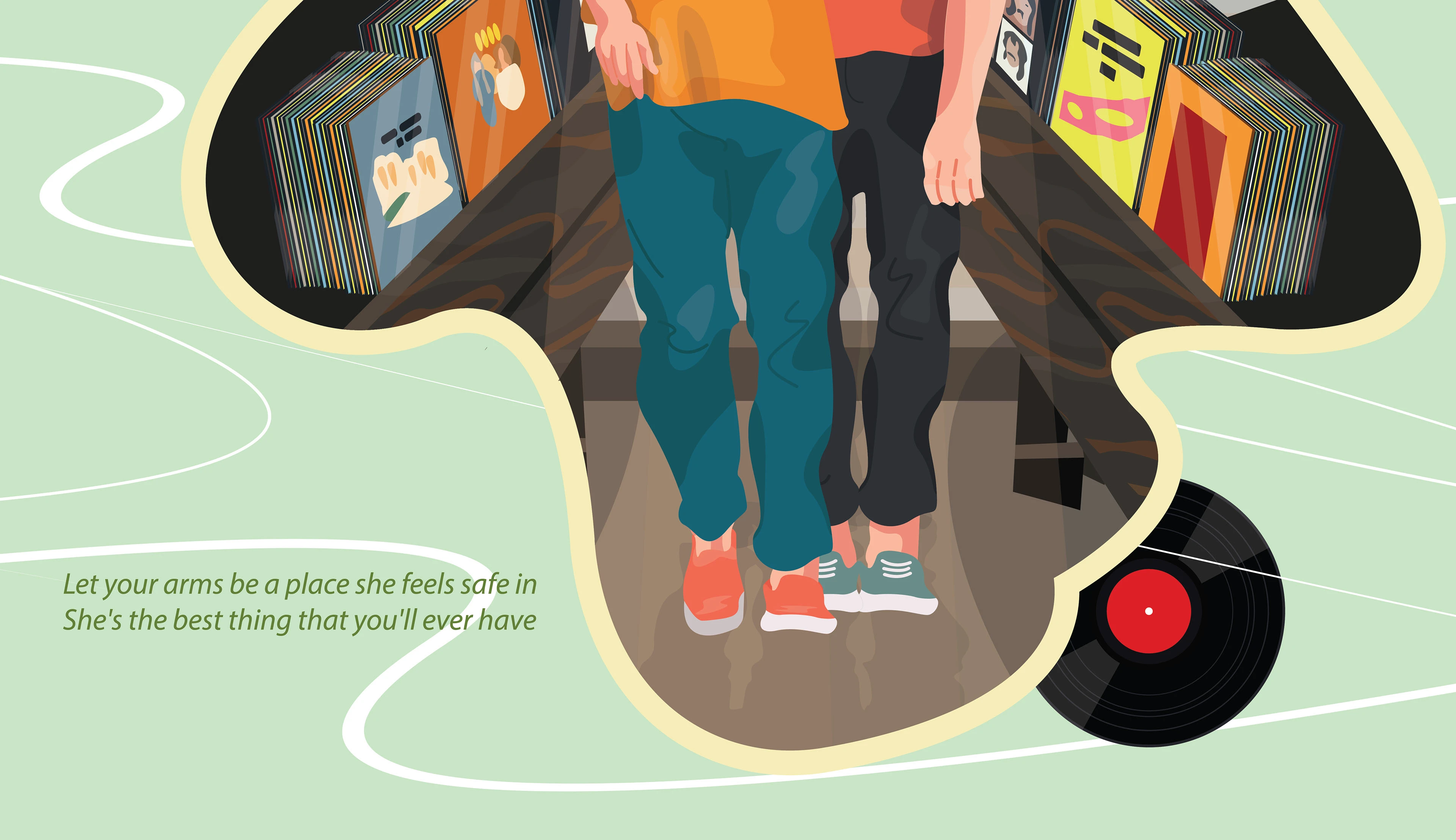 IF YOU LOVE HER /an illustrated romantic story/ — Изображение №29 — Иллюстрация, Графика на Dprofile