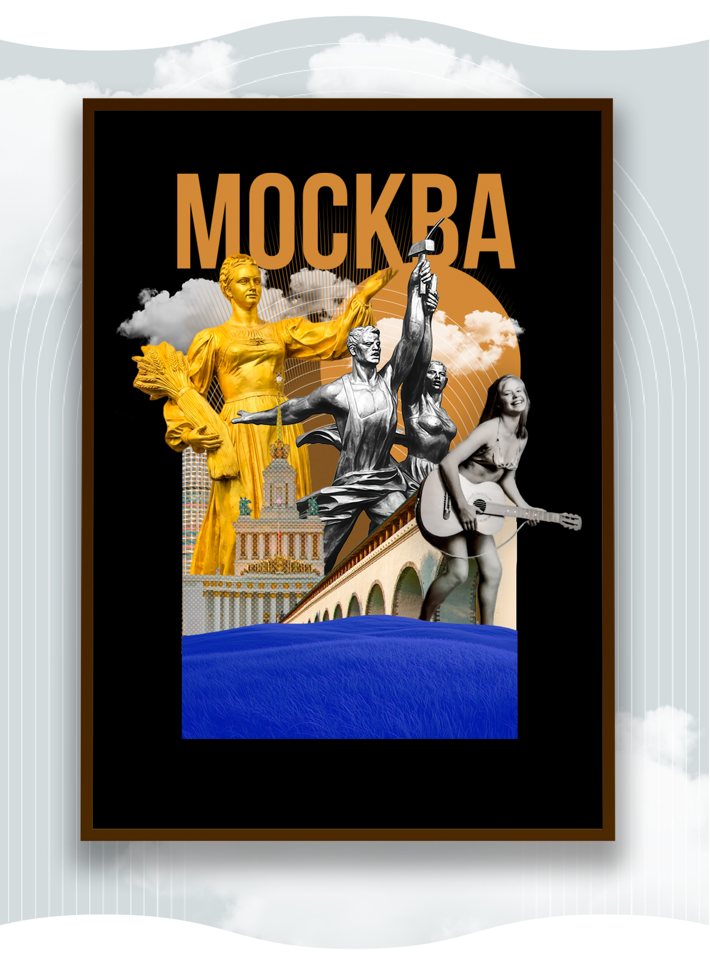 МОСКВА мерч / концепт уличной одежды — Изображение №3 — Брендинг, Графика на Dprofile