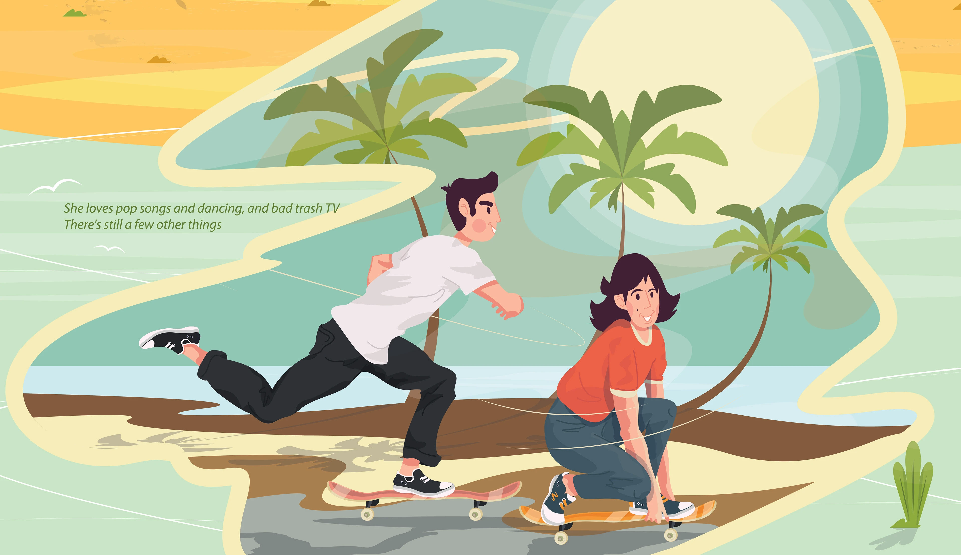 IF YOU LOVE HER /an illustrated romantic story/ — Изображение №6 — Иллюстрация, Графика на Dprofile