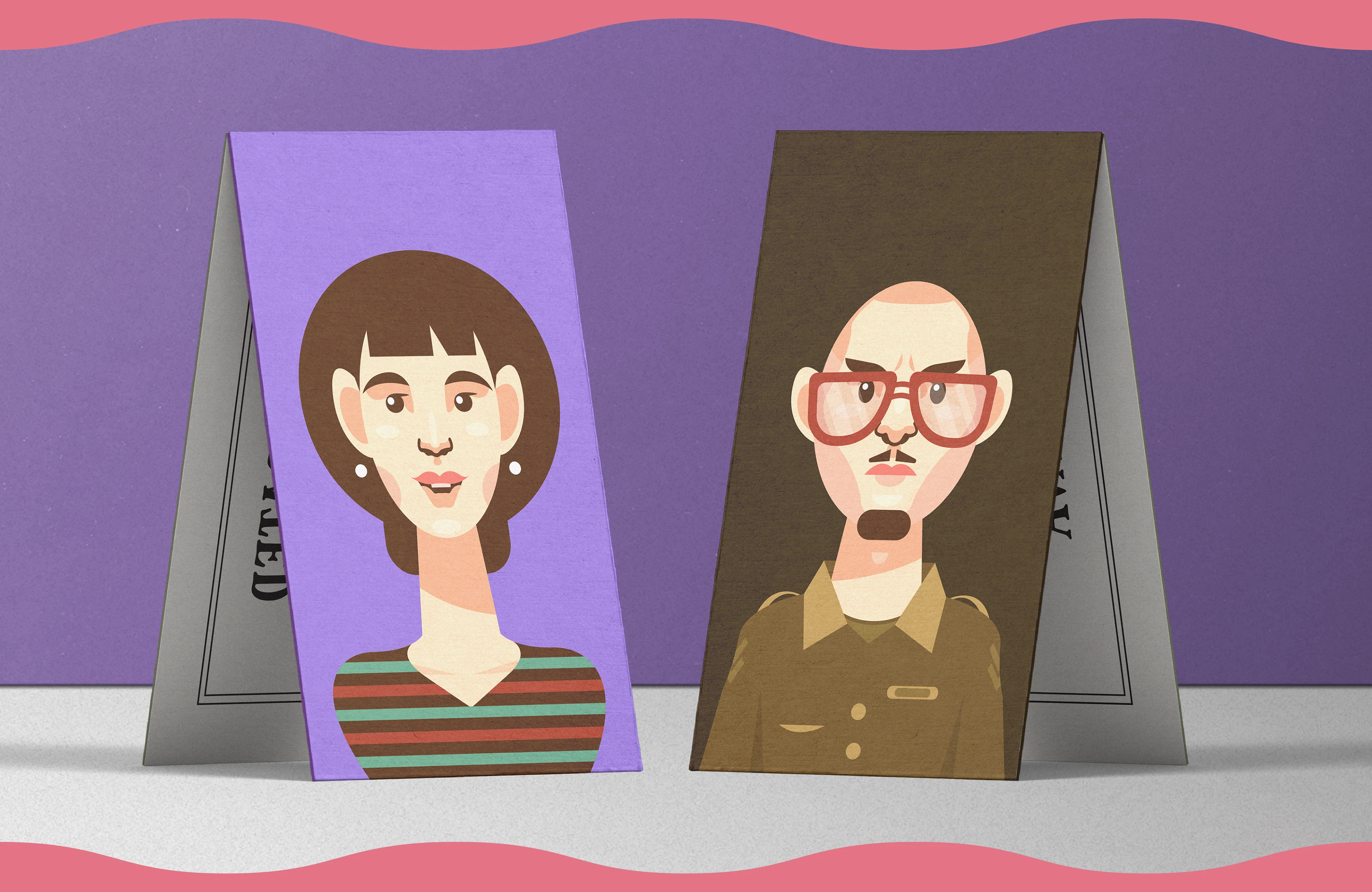 ВЕКТОРНЫЕ ПЕРСОНАЖИ [ Illustrated characters ] — Изображение №2 — Иллюстрация, Графика на Dprofile