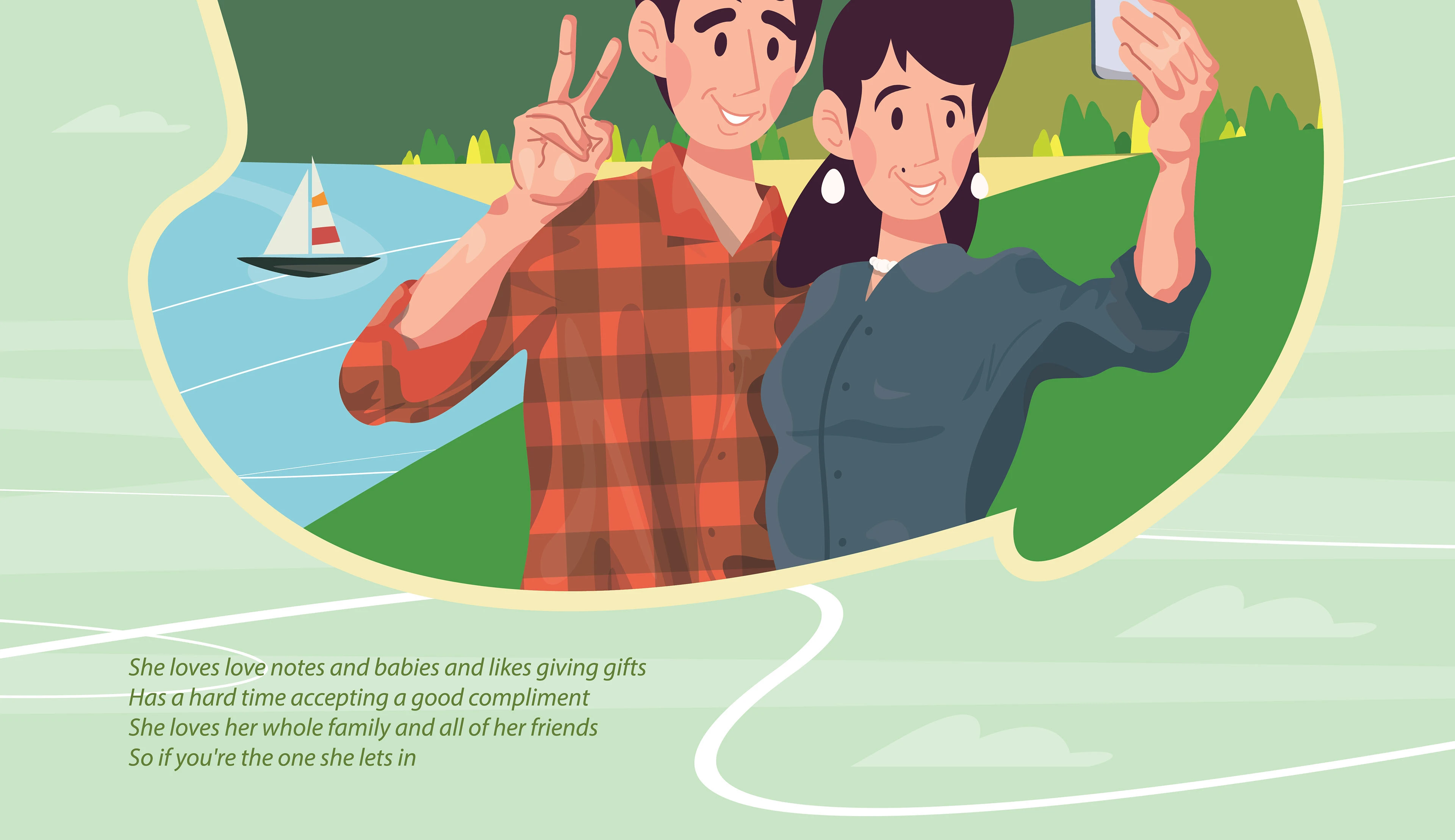 IF YOU LOVE HER /an illustrated romantic story/ — Изображение №27 — Иллюстрация, Графика на Dprofile
