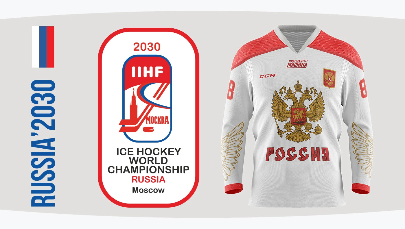 ЧМ по хоккею 2030 / hockey uniform concept for the 2030 Wor… — Изображение №4 — Брендинг, Маркетинг на Dprofile