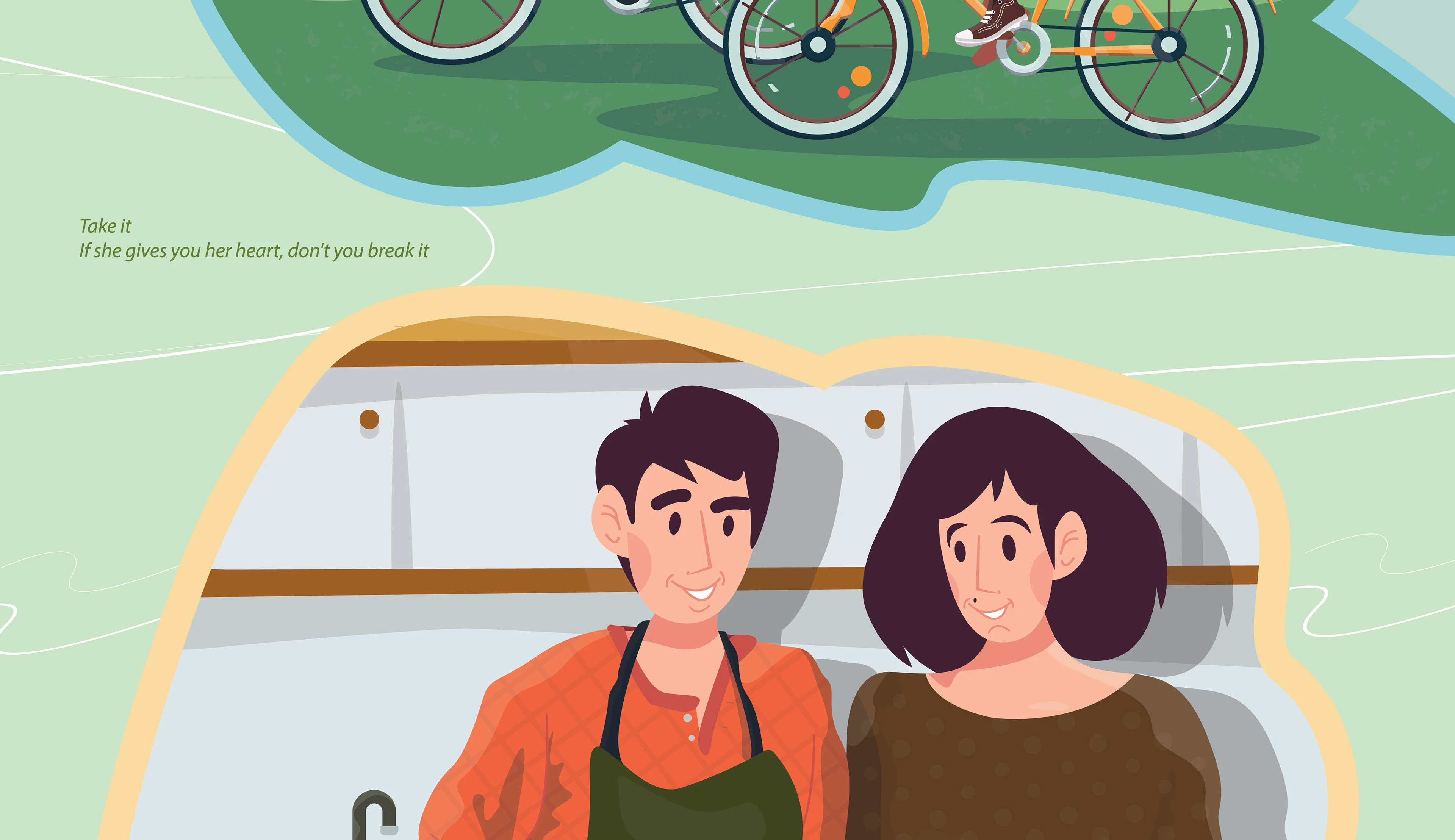 IF YOU LOVE HER /an illustrated romantic story/ — Изображение №8 — Иллюстрация, Графика на Dprofile