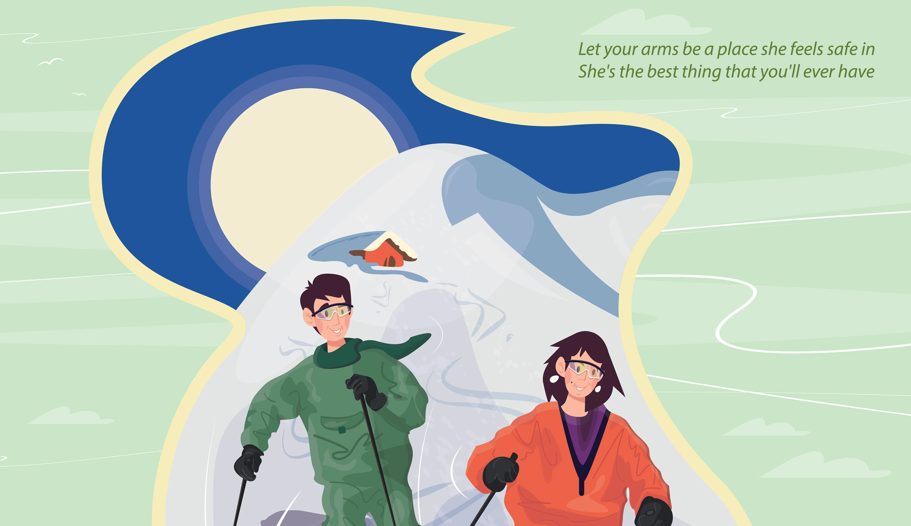 IF YOU LOVE HER /an illustrated romantic story/ — Изображение №20 — Иллюстрация, Графика на Dprofile