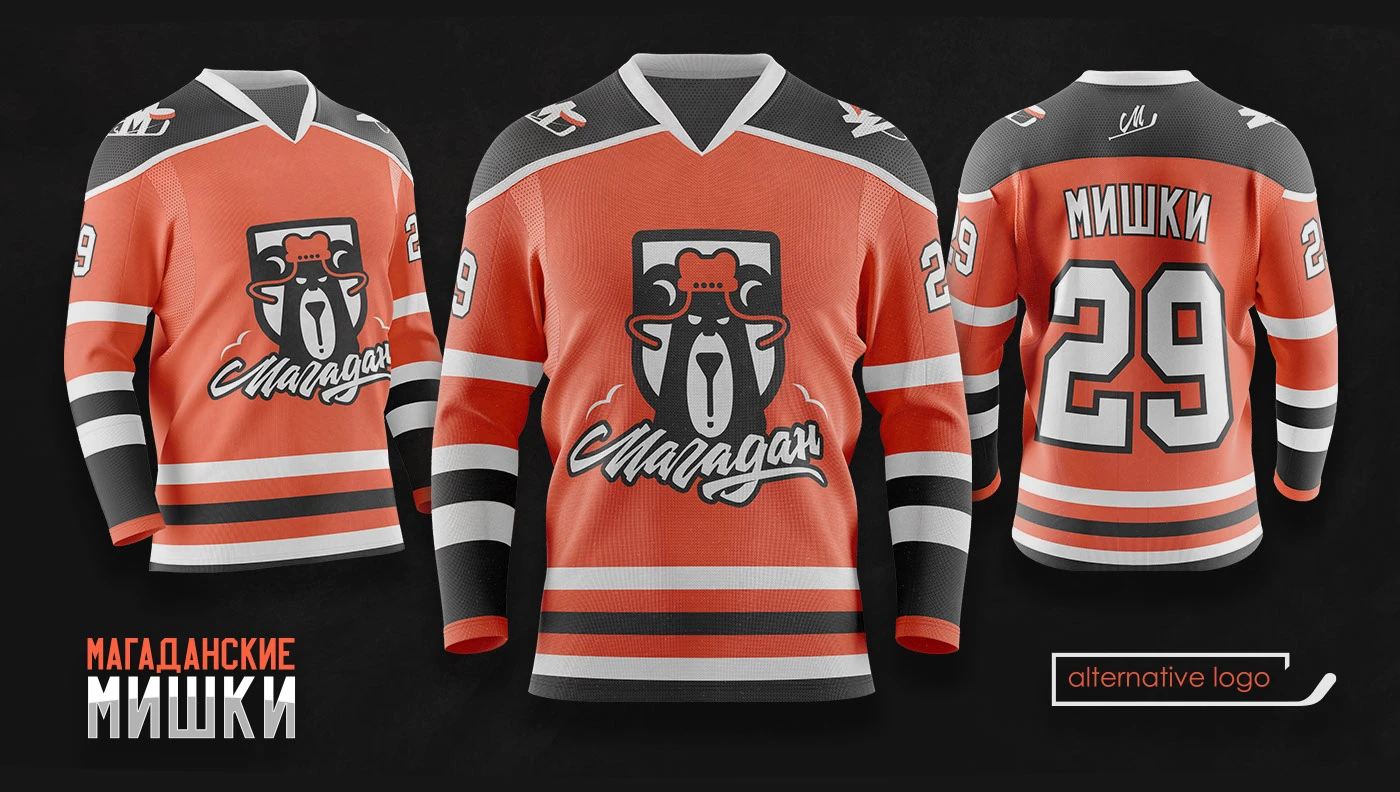 "МАГАДАНСКИЕ МИШКИ / BEARS of MAGADAN" / hockey team design… — Изображение №27 — Брендинг, Графика на Dprofile