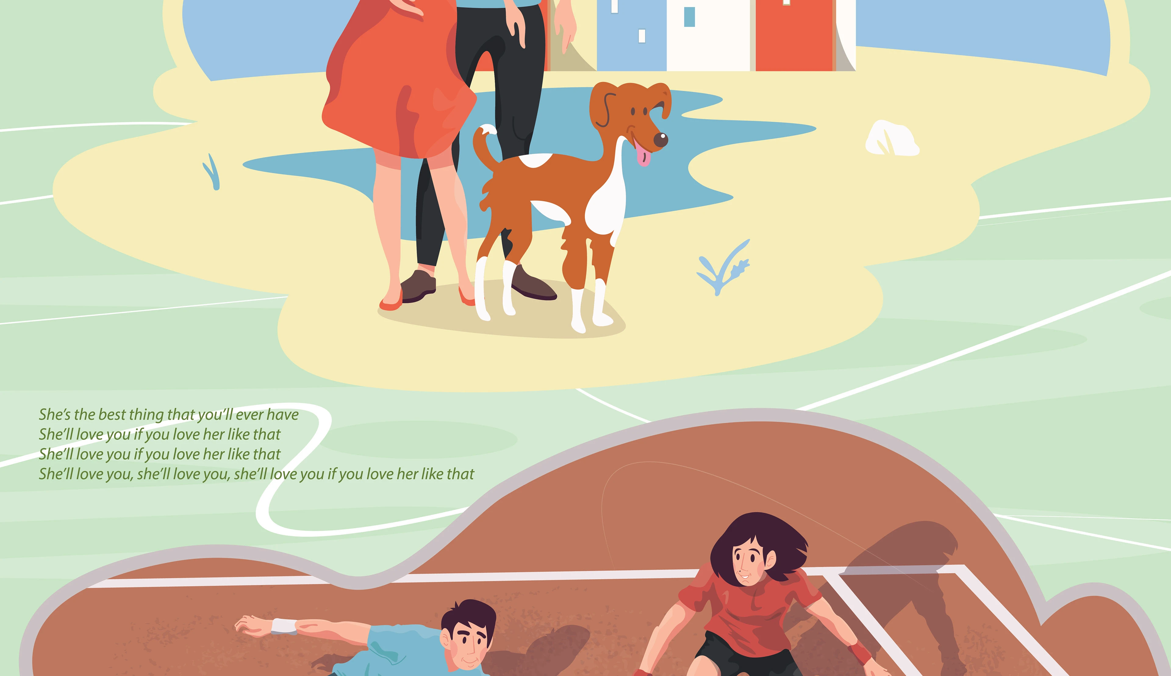 IF YOU LOVE HER /an illustrated romantic story/ — Изображение №22 — Иллюстрация, Графика на Dprofile