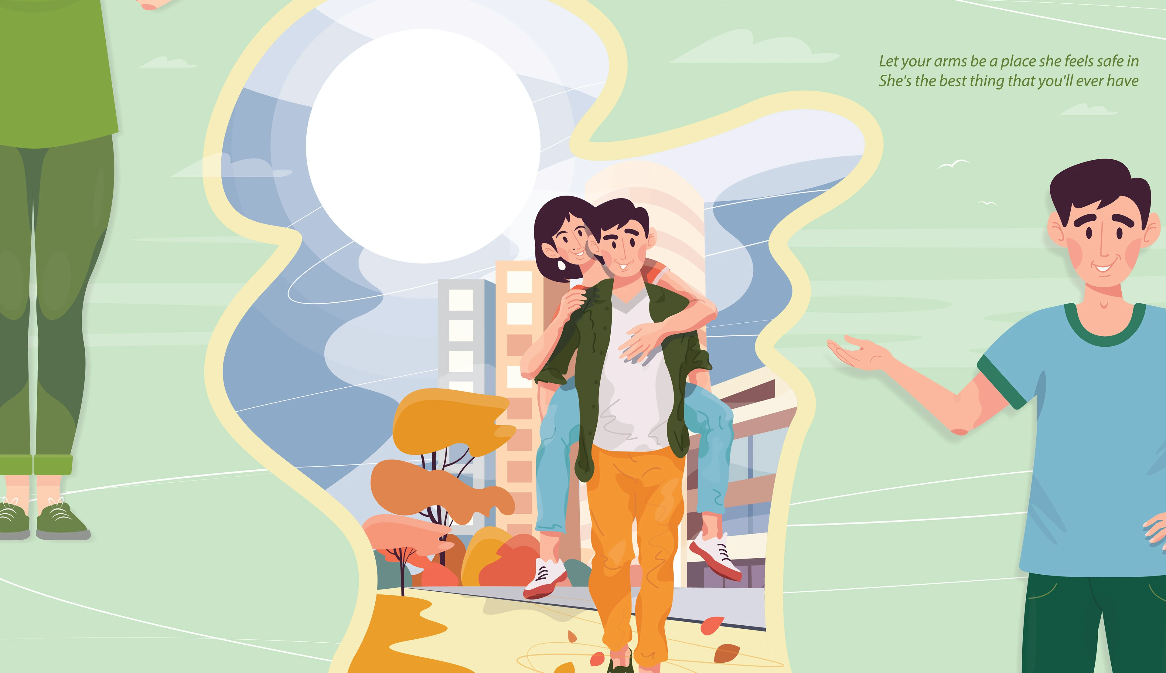 IF YOU LOVE HER /an illustrated romantic story/ — Изображение №3 — Иллюстрация, Графика на Dprofile