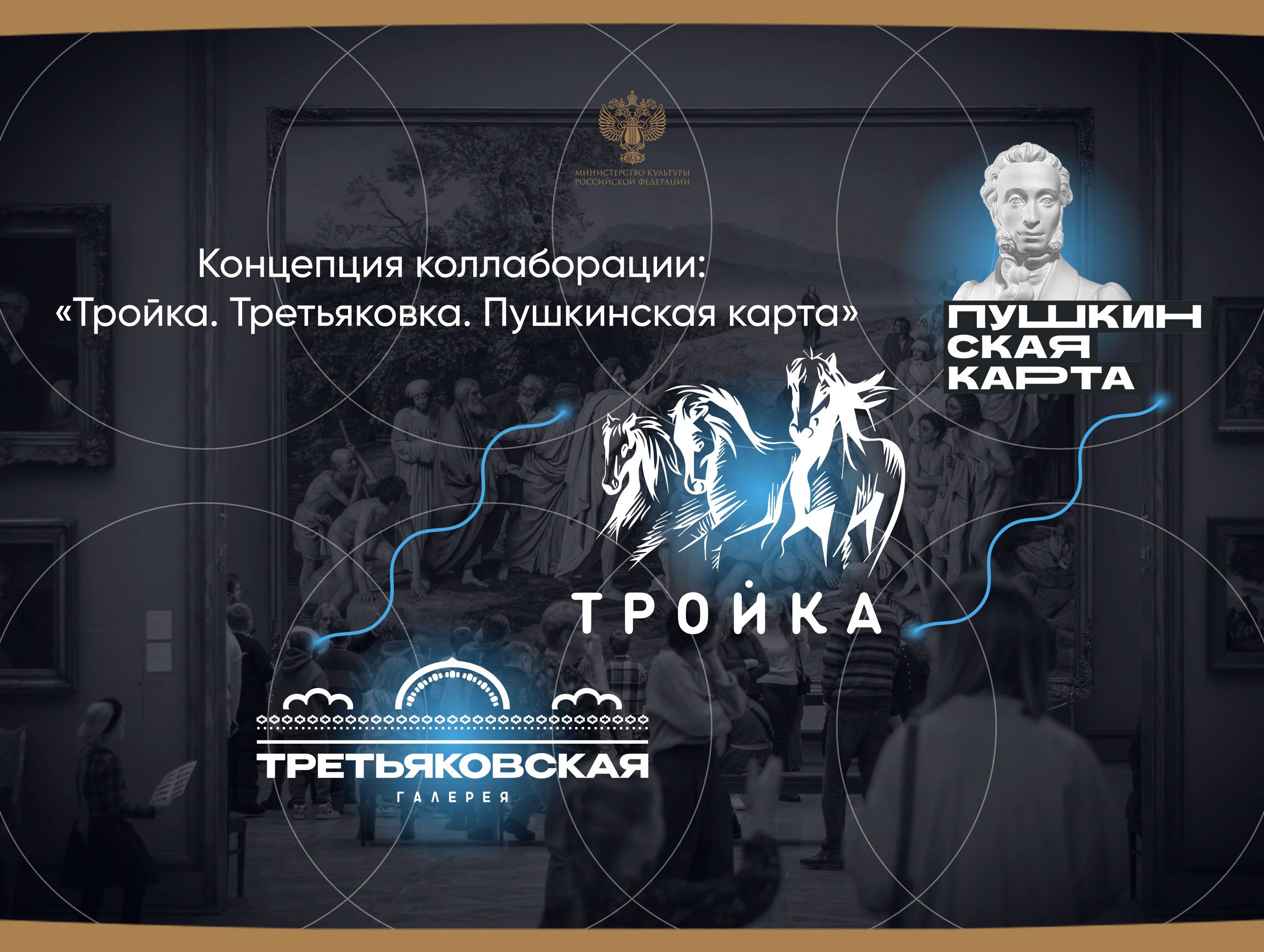 КОЛЛАБОРАЦИЯ "ВЕДИ СЕБЯ КУЛЬТУРНО" (Третьяковка/Тройка/Пушк… — Изображение №5 — Брендинг, Графика на Dprofile