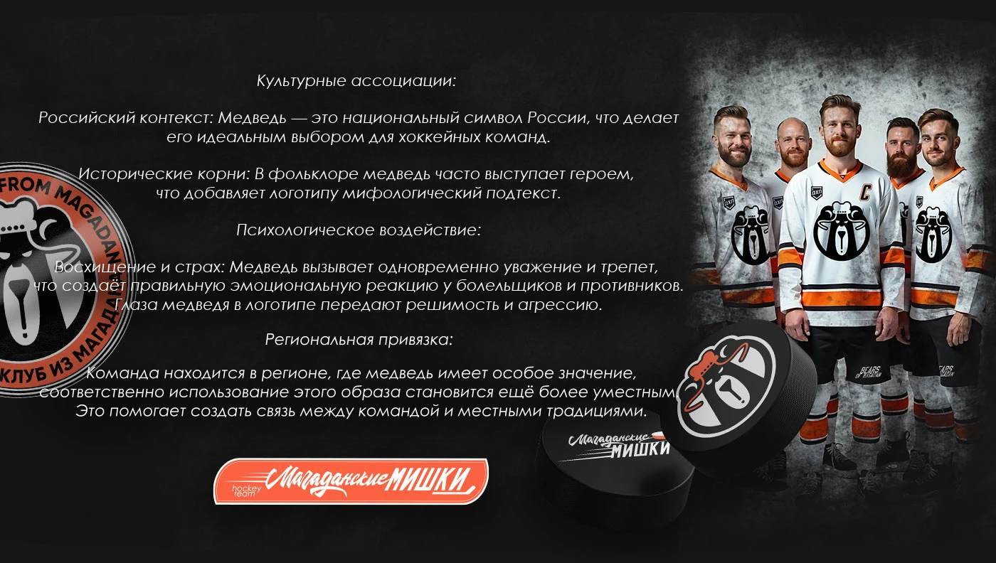 "МАГАДАНСКИЕ МИШКИ / BEARS of MAGADAN" / hockey team design… — Изображение №32 — Брендинг, Графика на Dprofile