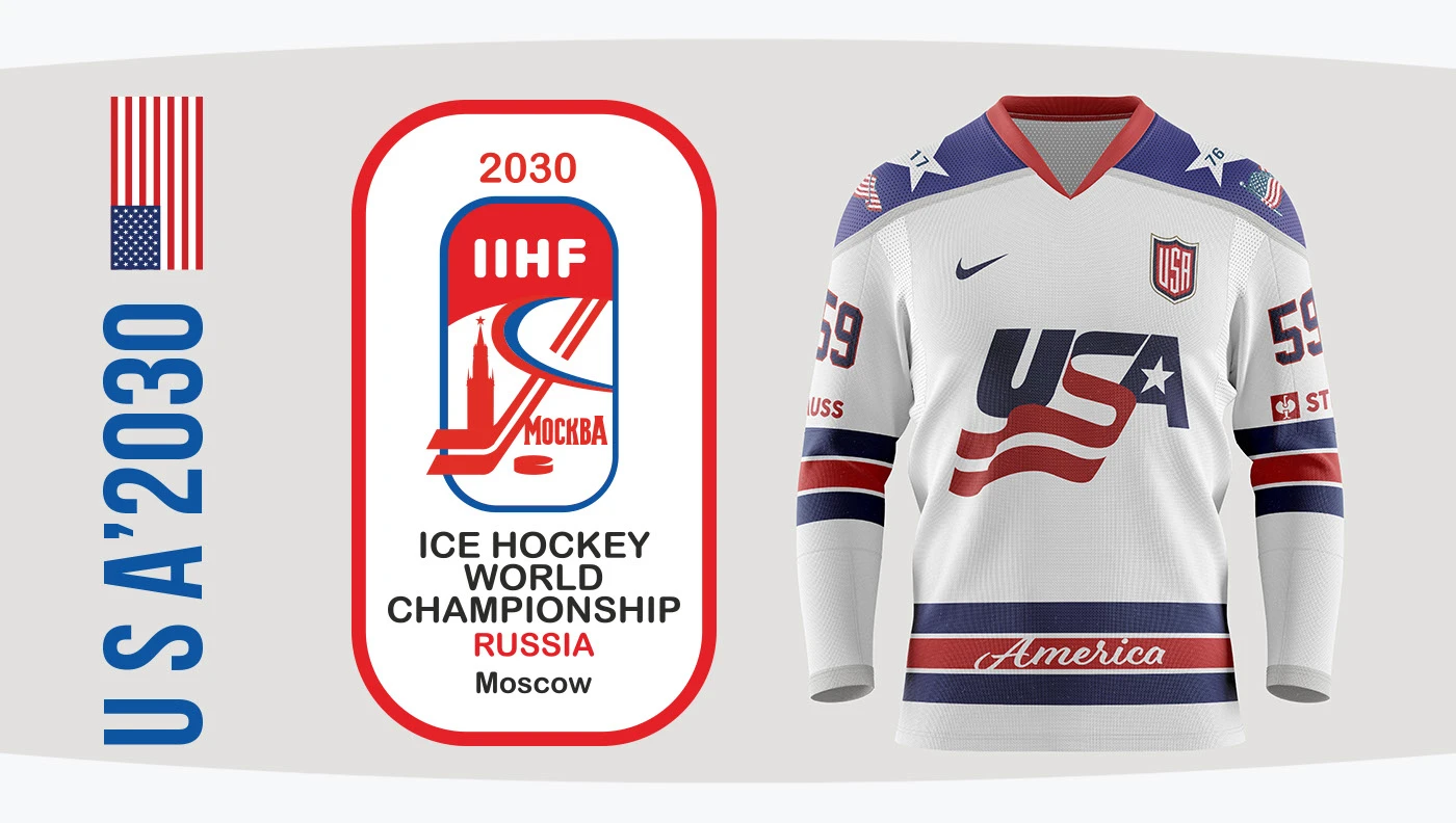 ЧМ по хоккею 2030 / hockey uniform concept for the 2030 Wor… — Изображение №11 — Брендинг, Маркетинг на Dprofile