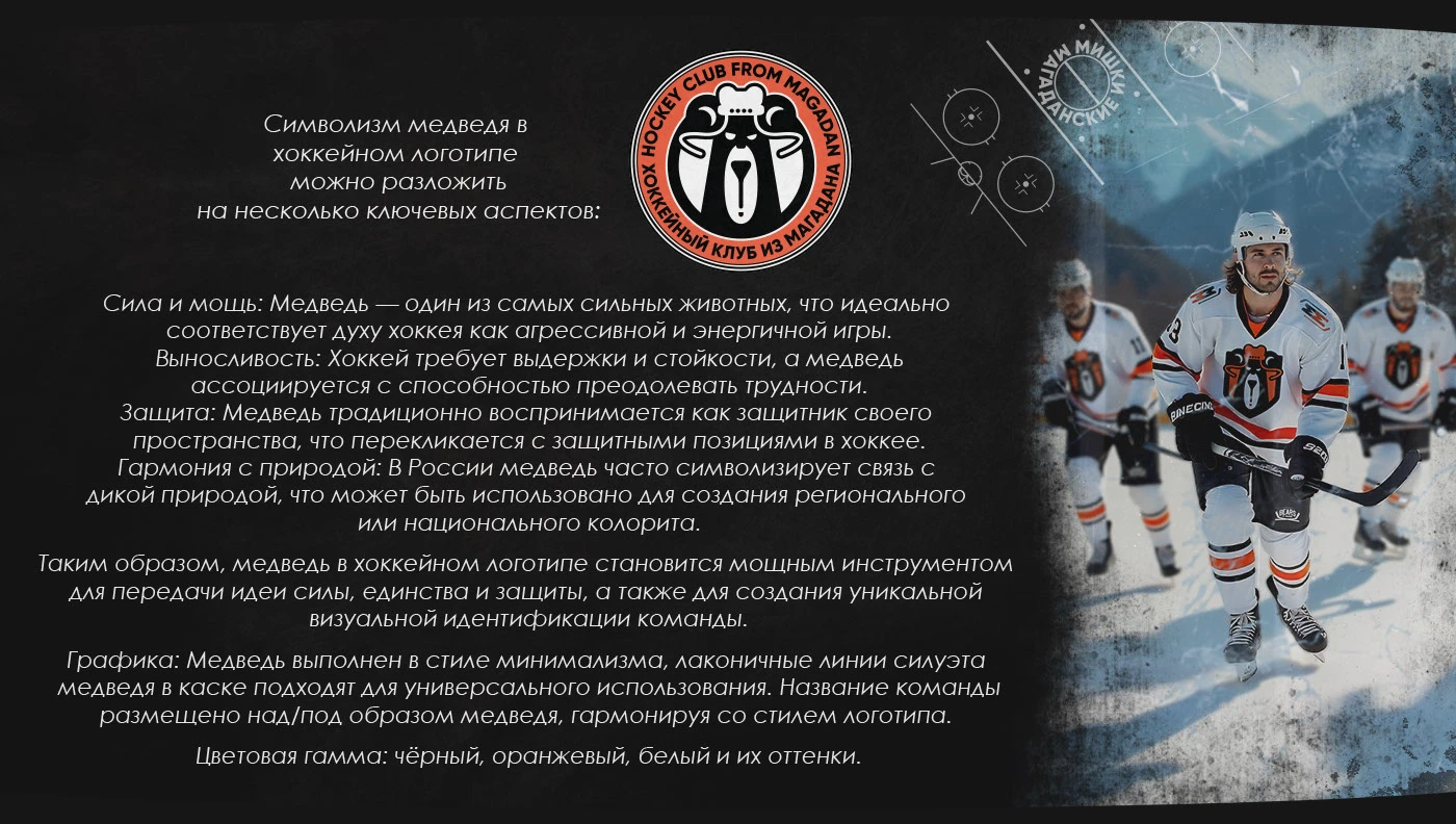"МАГАДАНСКИЕ МИШКИ / BEARS of MAGADAN" / hockey team design… — Изображение №31 — Брендинг, Графика на Dprofile