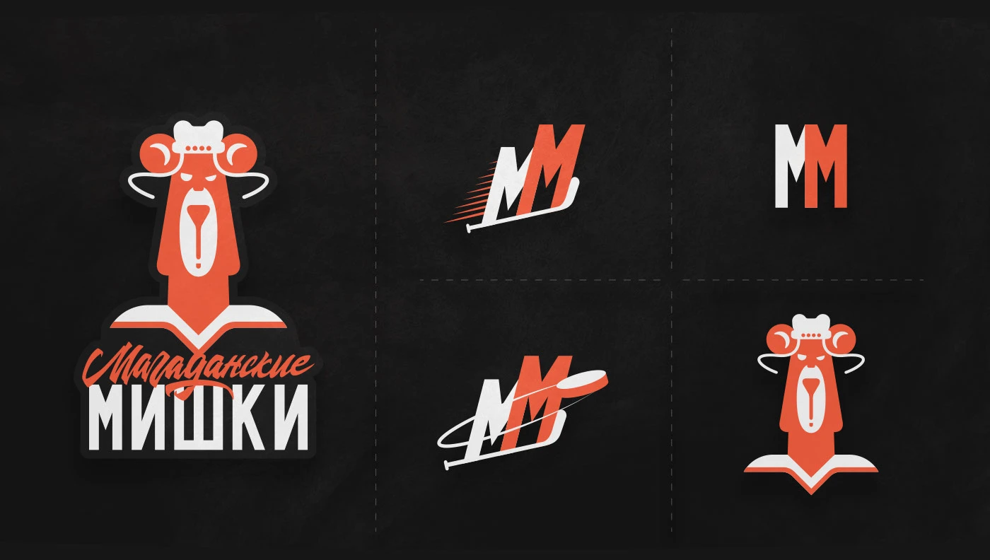 "МАГАДАНСКИЕ МИШКИ / BEARS of MAGADAN" / hockey team design… — Изображение №37 — Брендинг, Графика на Dprofile