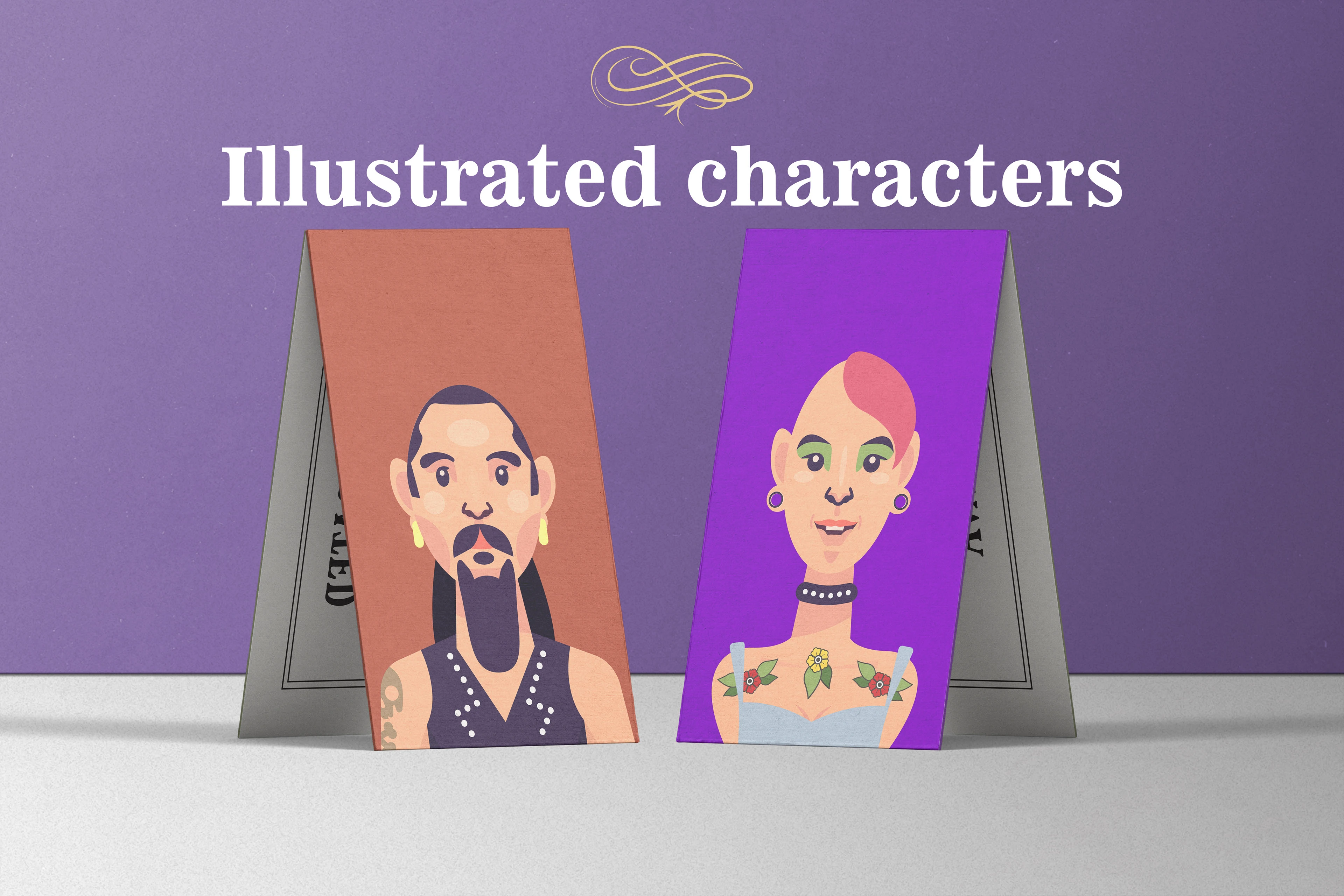 ВЕКТОРНЫЕ ПЕРСОНАЖИ [ Illustrated characters ] — Изображение №1 — Иллюстрация, Графика на Dprofile