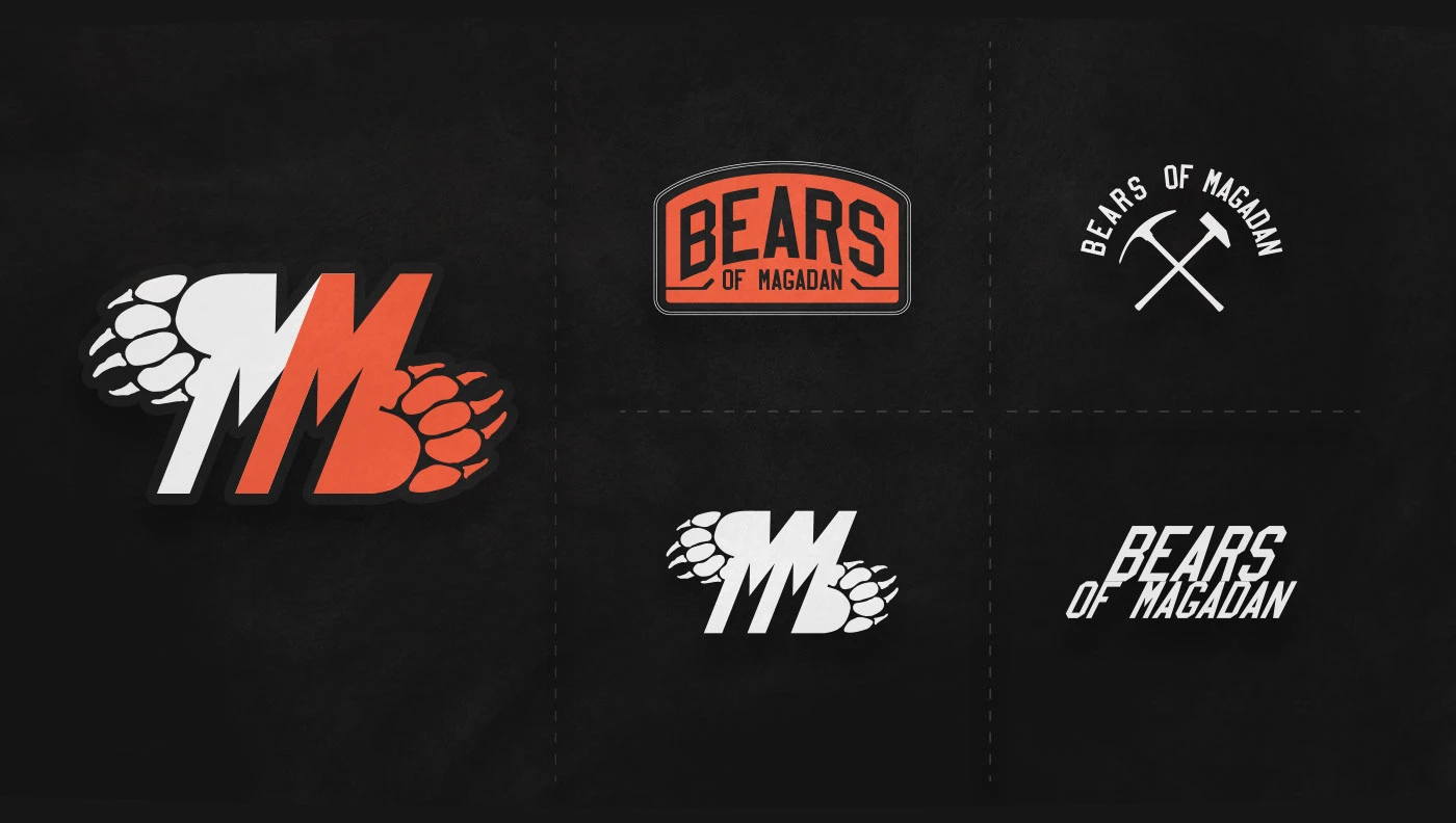 "МАГАДАНСКИЕ МИШКИ / BEARS of MAGADAN" / hockey team design… — Изображение №14 — Брендинг, Графика на Dprofile