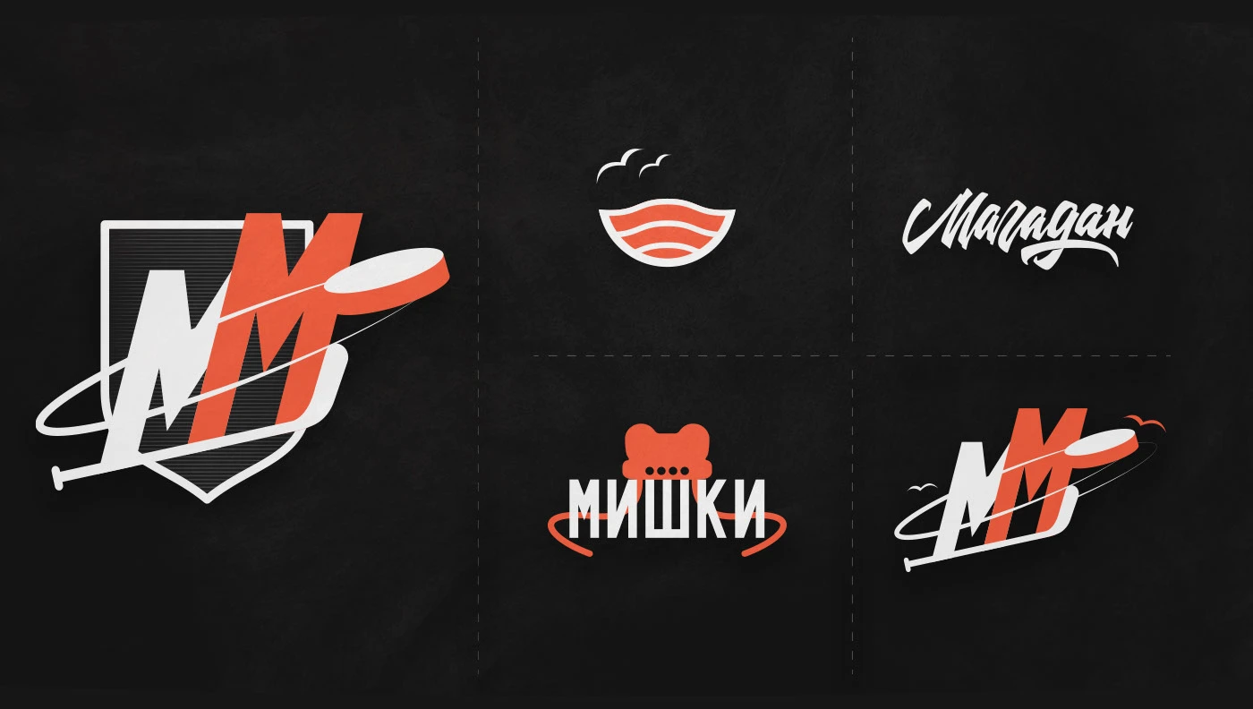 "МАГАДАНСКИЕ МИШКИ / BEARS of MAGADAN" / hockey team design… — Изображение №23 — Брендинг, Графика на Dprofile