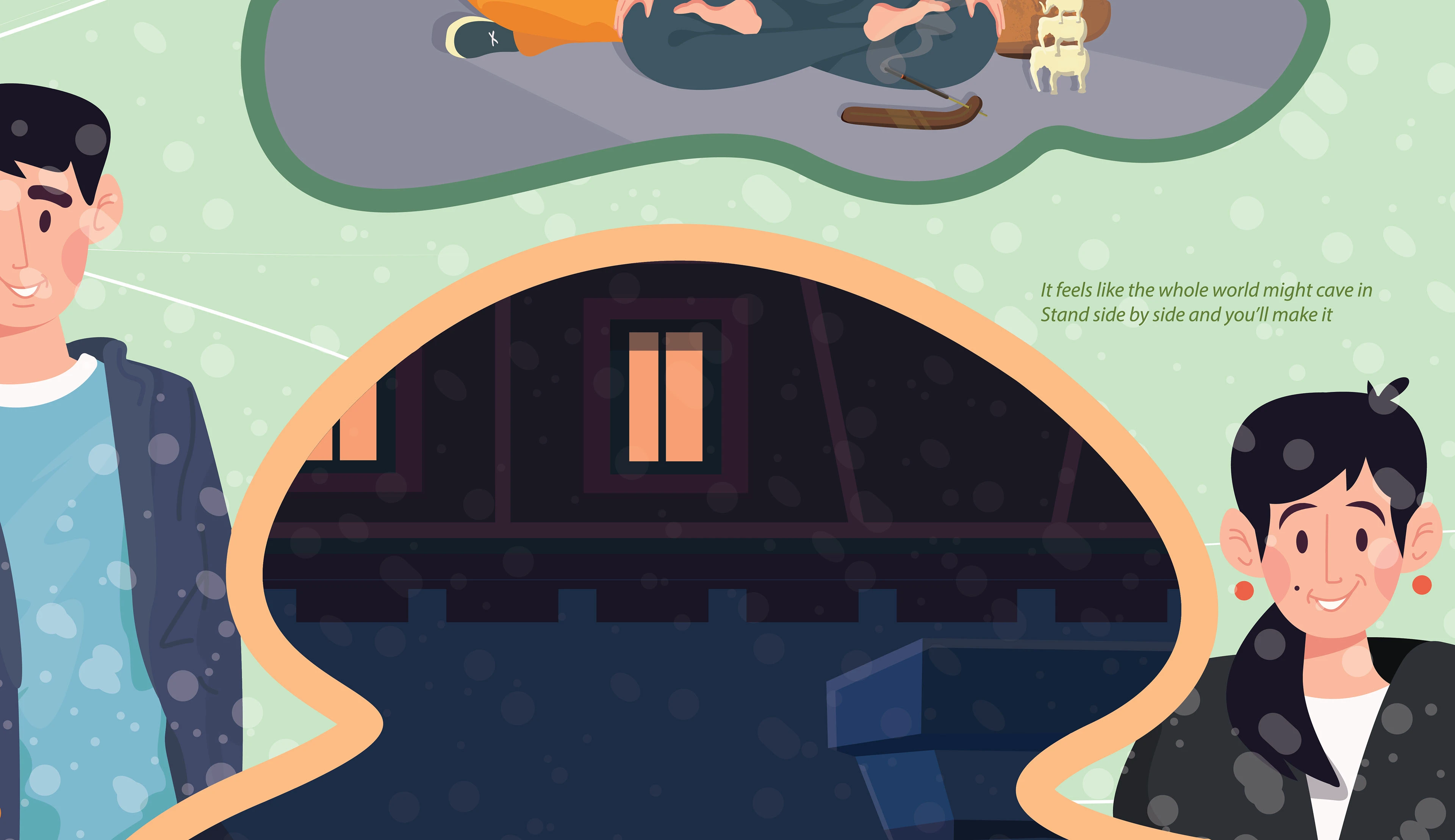 IF YOU LOVE HER /an illustrated romantic story/ — Изображение №12 — Иллюстрация, Графика на Dprofile