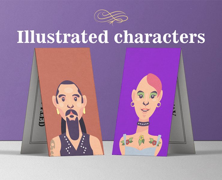 ВЕКТОРНЫЕ ПЕРСОНАЖИ [ Illustrated characters ] — Иллюстрация, Графика на Dprofile
