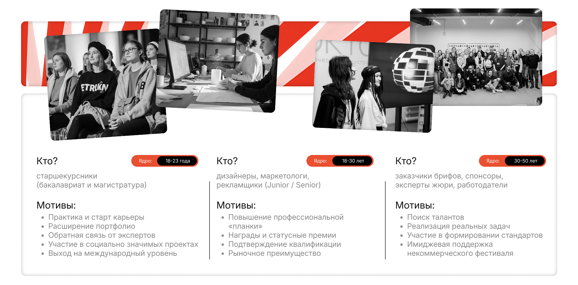 Международный Фестиваль "Ре-Форма": Айдентика и веб-сайт — Изображение №3 — Интерфейсы, Брендинг на Dprofile