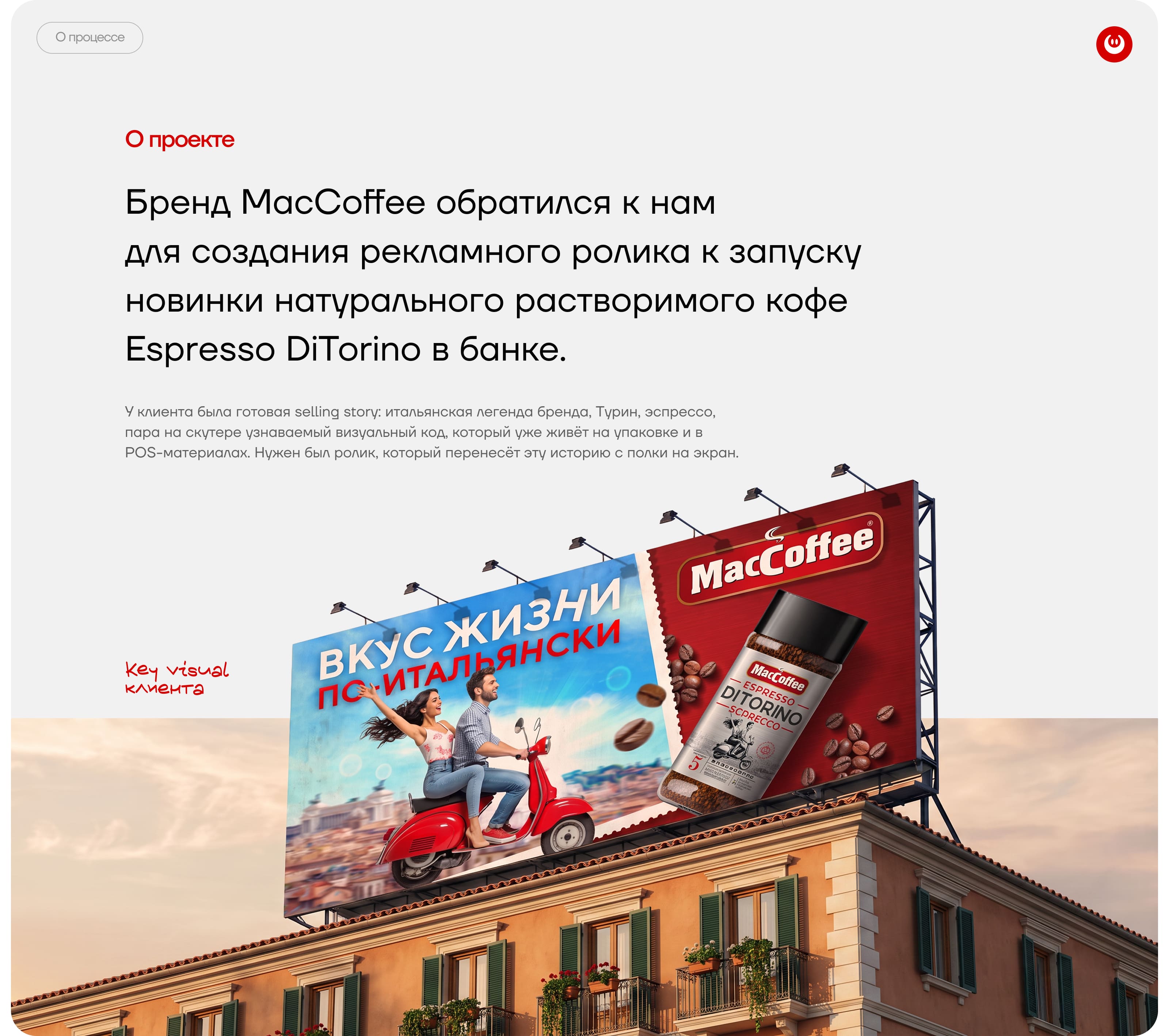MacCoffee Espresso DiTorino — рекламный ролик «Дольче Вита» — Изображение №2 — Маркетинг, Нейро на Dprofile