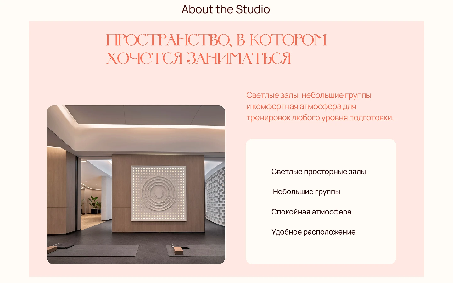 Landing page для студии растяжки — Изображение №11 — Интерфейсы, Брендинг на Dprofile