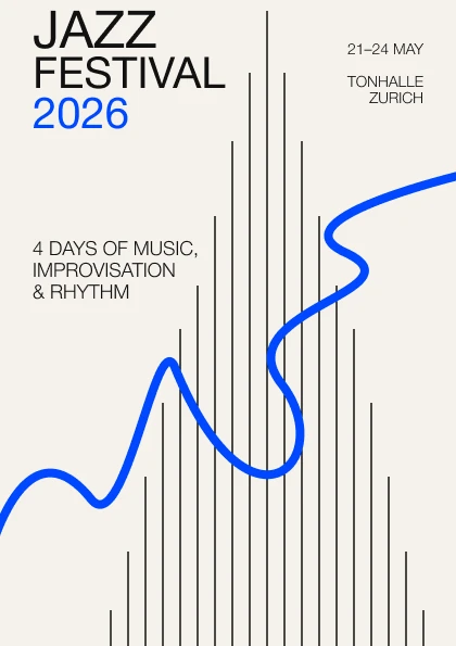 Zurich Jazz Festival 2026 - Visual Identity — Изображение №7 — Графика на Dprofile