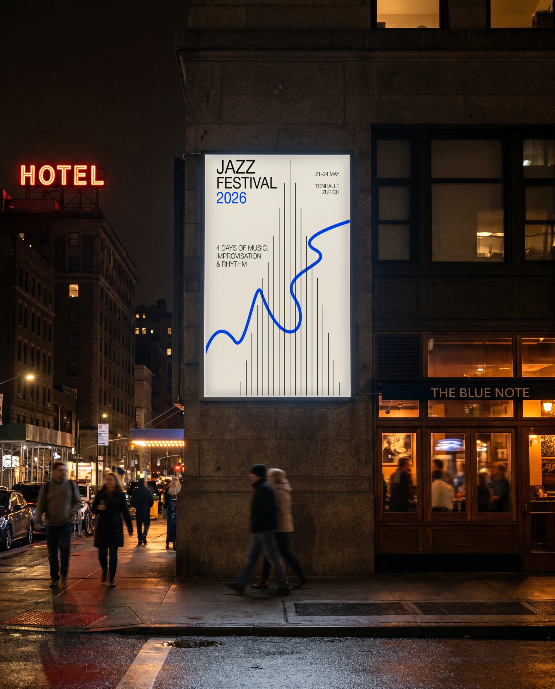 Zurich Jazz Festival 2026 - Visual Identity — Изображение №1 — Графика на Dprofile