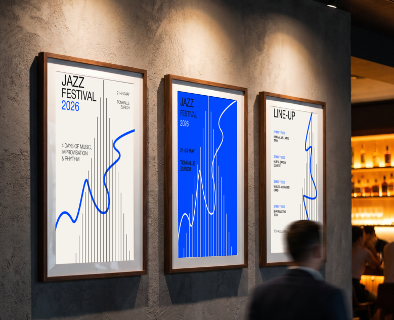 Zurich Jazz Festival 2026 - Visual Identity — Графика на Dprofile