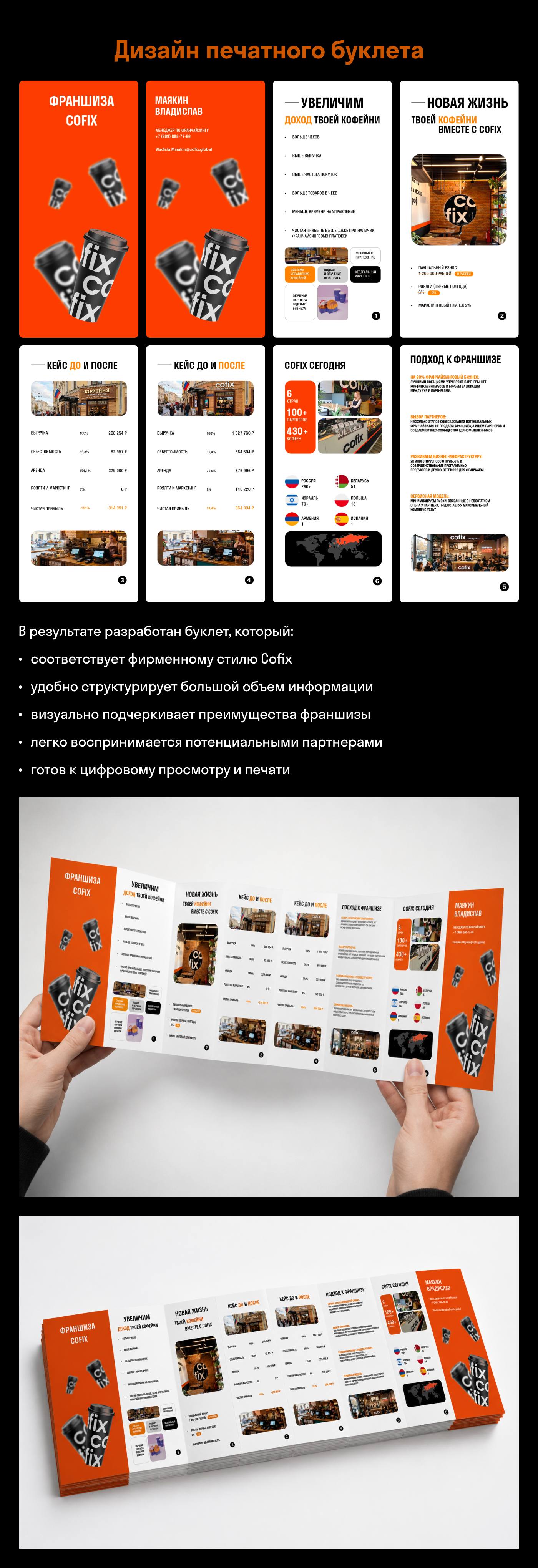Комплексная работа с сетью Cofix (учебный проект Skillbox) — Изображение №7 — Брендинг, Графика на Dprofile