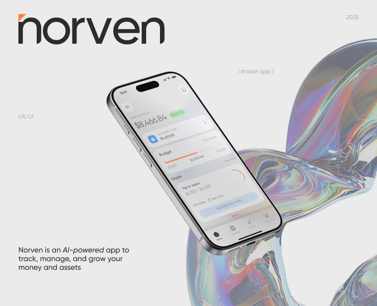 Norven — Fintech Product Design (Finance App UX/UI) — Интерфейсы на Dprofile