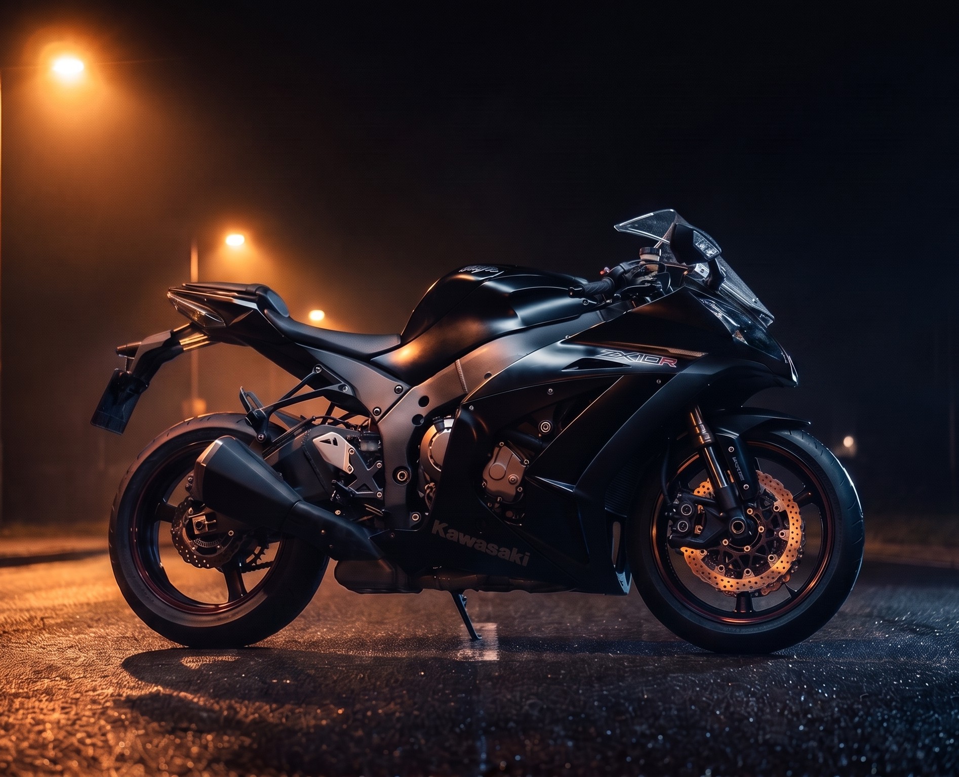 Кинематографичное видео для Kawasaki Ninja ZX10R — Нейро на Dprofile