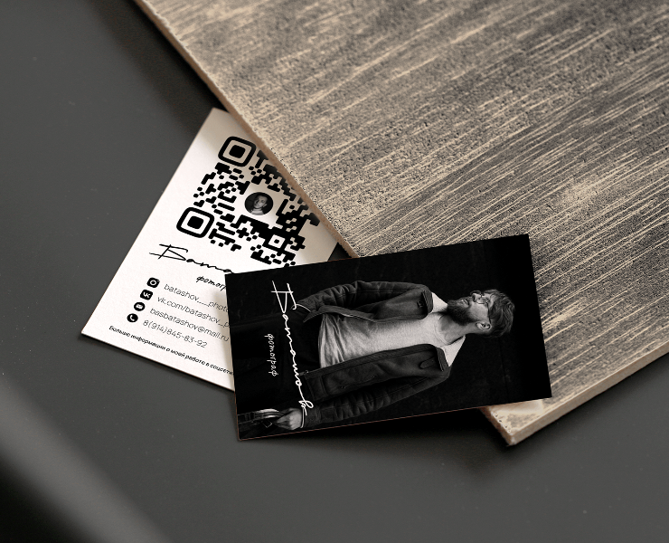 Визитка для фотографа — Брендинг, Графика на Dprofile