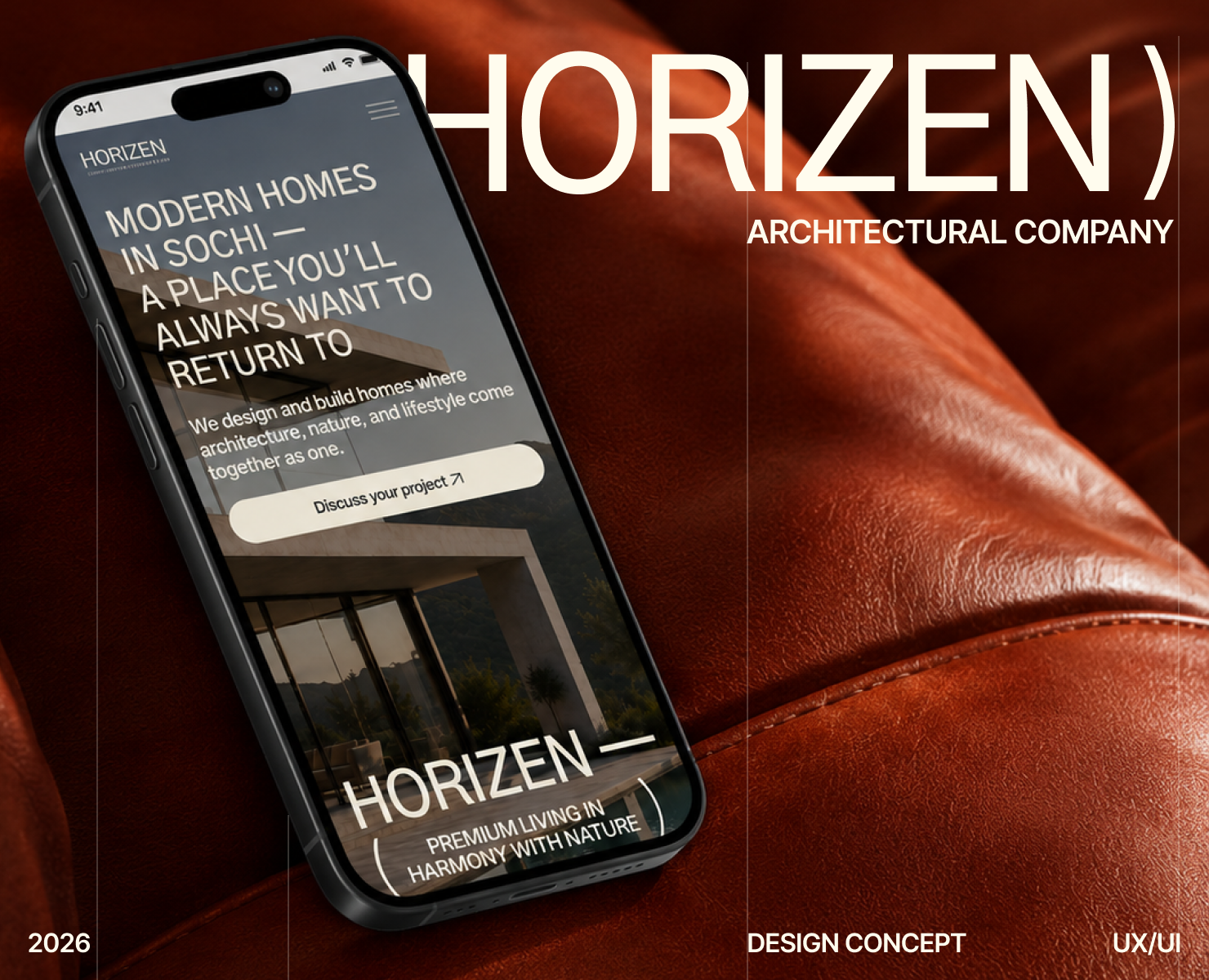 HORIZEN | Корпоративный сайт | Дизайн-концепт — Интерфейсы на Dprofile