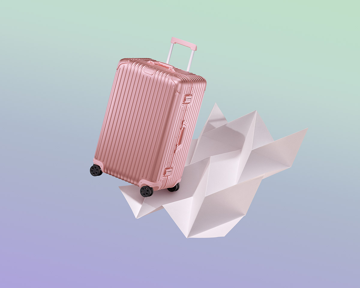 Rimowa x Origami — Изображение №5 — Иллюстрация, 3D на Dprofile