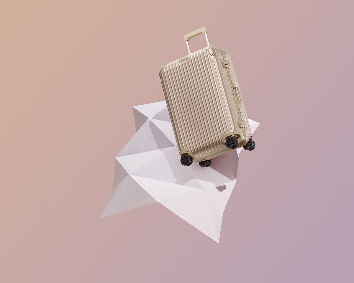 Rimowa x Origami — Изображение №1 — Иллюстрация, 3D на Dprofile