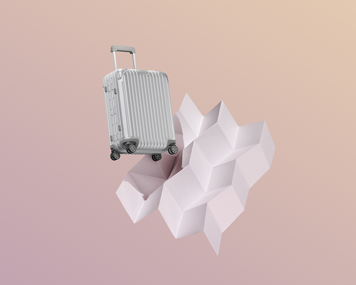 Rimowa x Origami — Изображение №7 — Иллюстрация, 3D на Dprofile