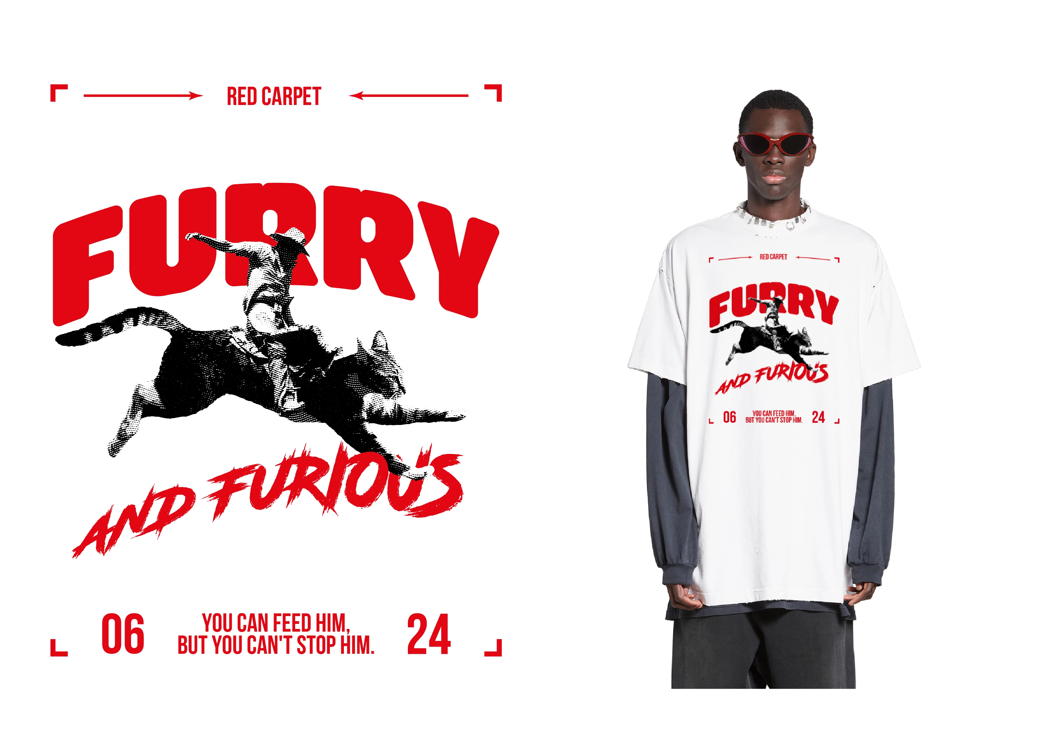 Cat Cowboy Prints for T-shirts | Принты для футболок — Изображение №2 — Брендинг, Графика на Dprofile