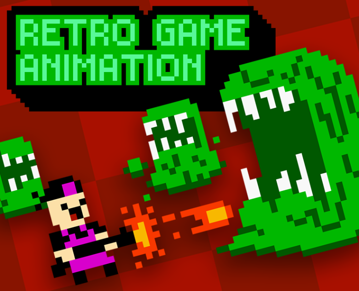 Character animation for the NES game | Анимация для ретро-игры — Иллюстрация, Анимация на Dprofile