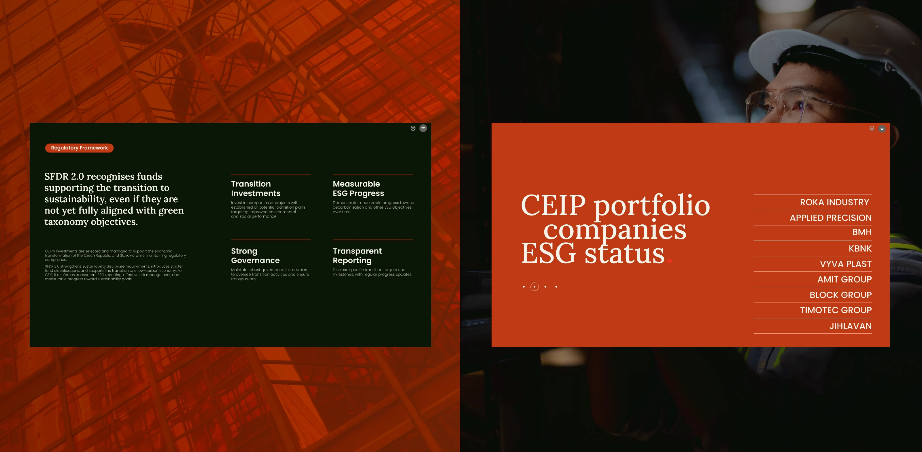 Дизайн годового ESG-отчета CEIP — Изображение №5 — Графика на Dprofile