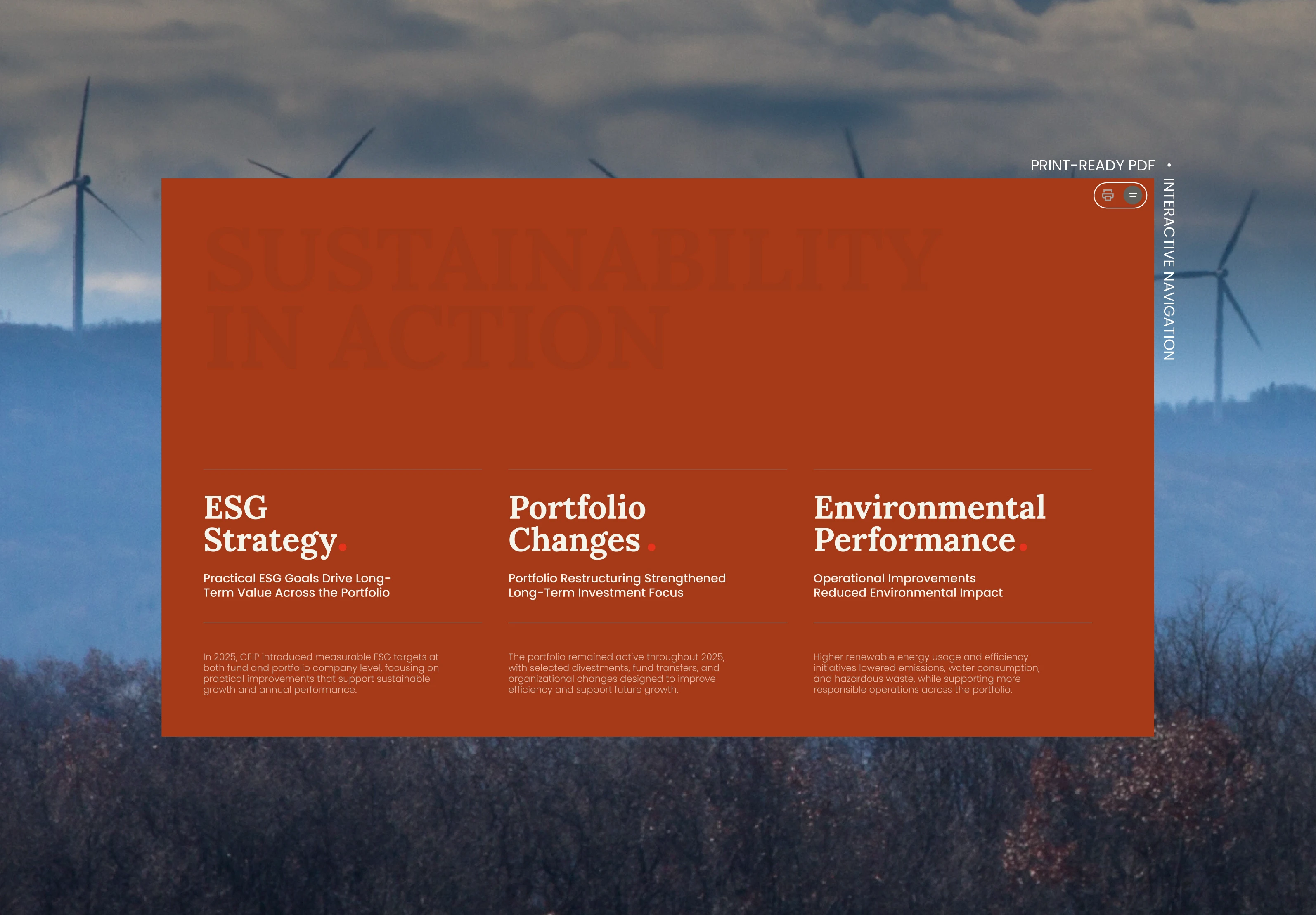Дизайн годового ESG-отчета CEIP — Изображение №2 — Графика на Dprofile