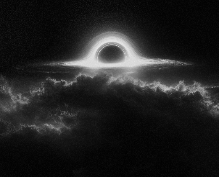 Black Hole: AI Illustrations — Иллюстрация, Нейро на Dprofile