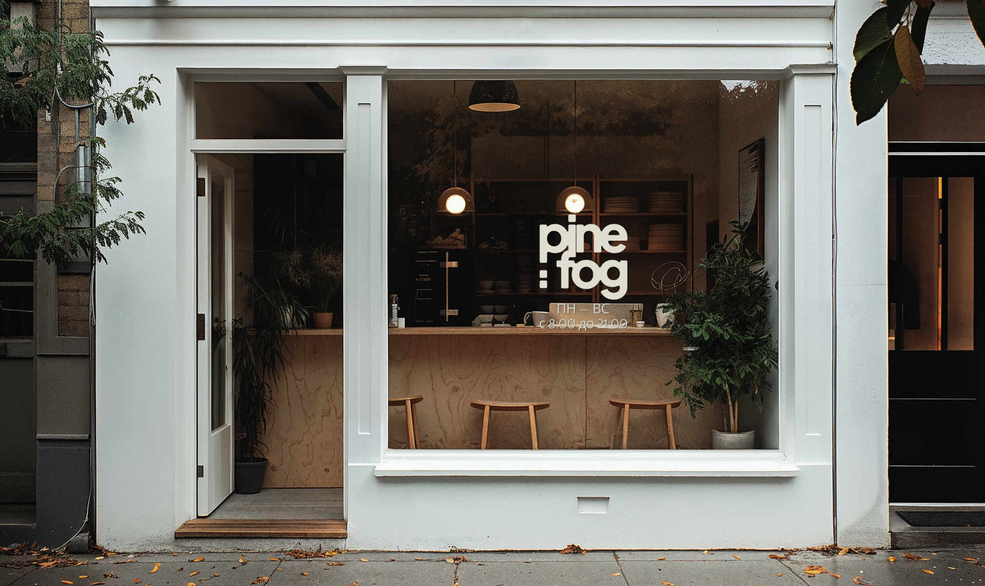 Pine & Fog — логотип и фирменный стиль для specialty-кофейни — Изображение №11 — Брендинг на Dprofile