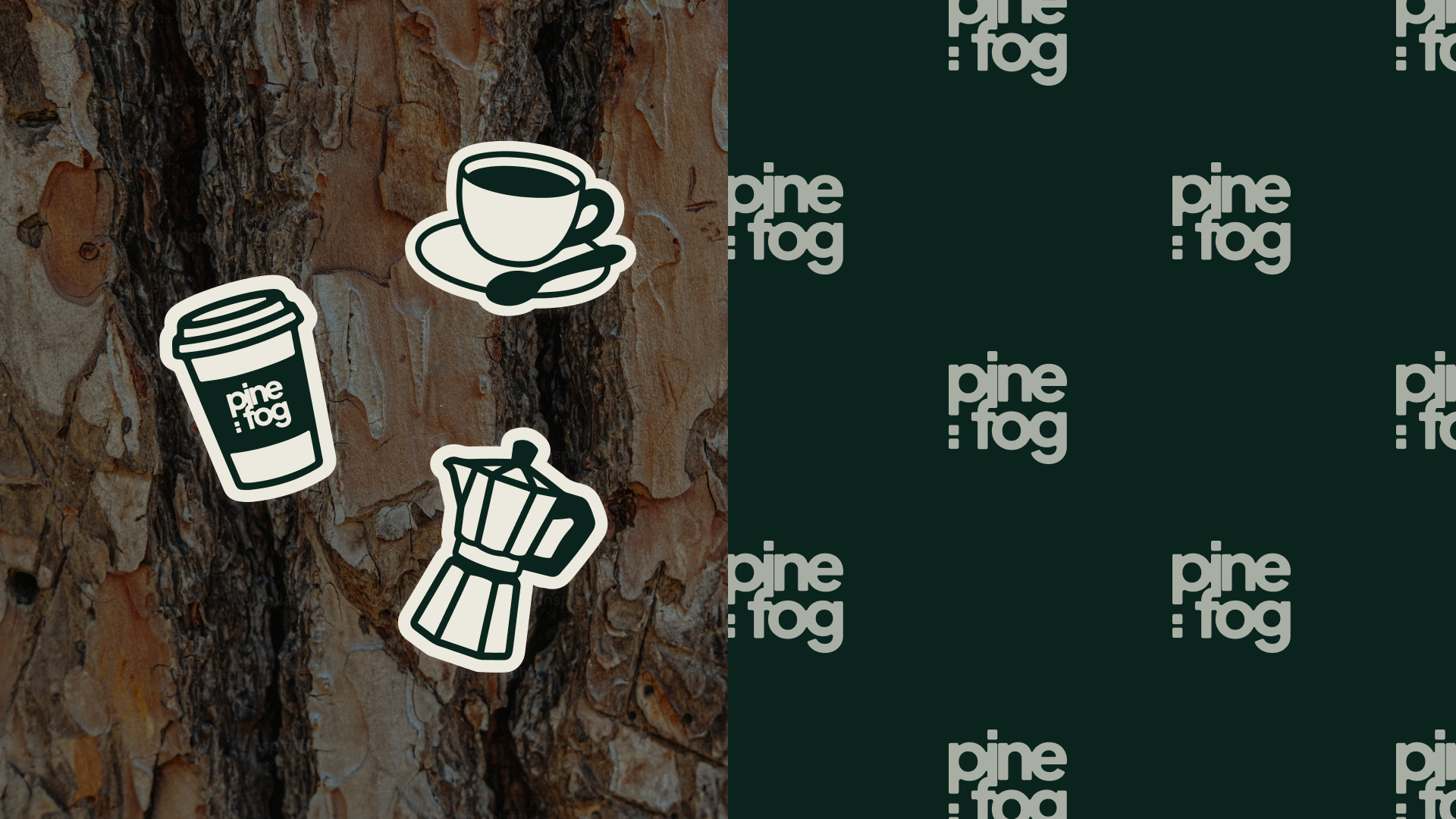 Pine & Fog — логотип и фирменный стиль для specialty-кофейни — Изображение №5 — Брендинг на Dprofile