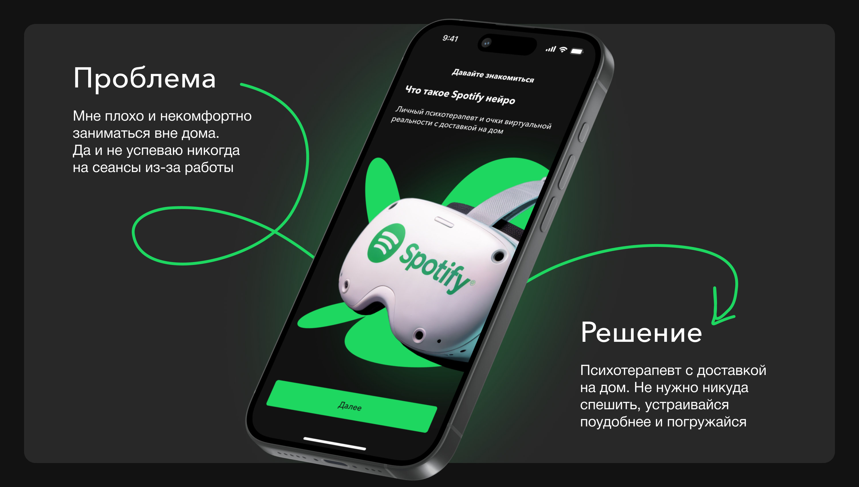 Онлайн-психотерапия. Spotify нейро — Изображение №2 — Интерфейсы на Dprofile