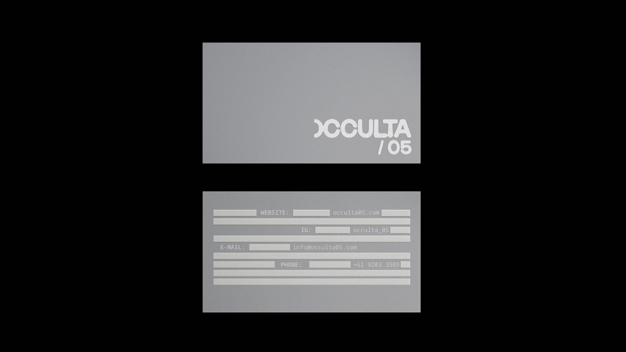 Occulta / 05 – Brand Identity — Изображение №3 — Брендинг на Dprofile