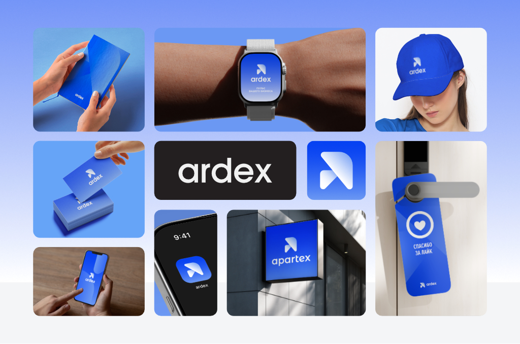ardex - логотип и  айдентика — Изображение №2 — Интерфейсы, Брендинг на Dprofile