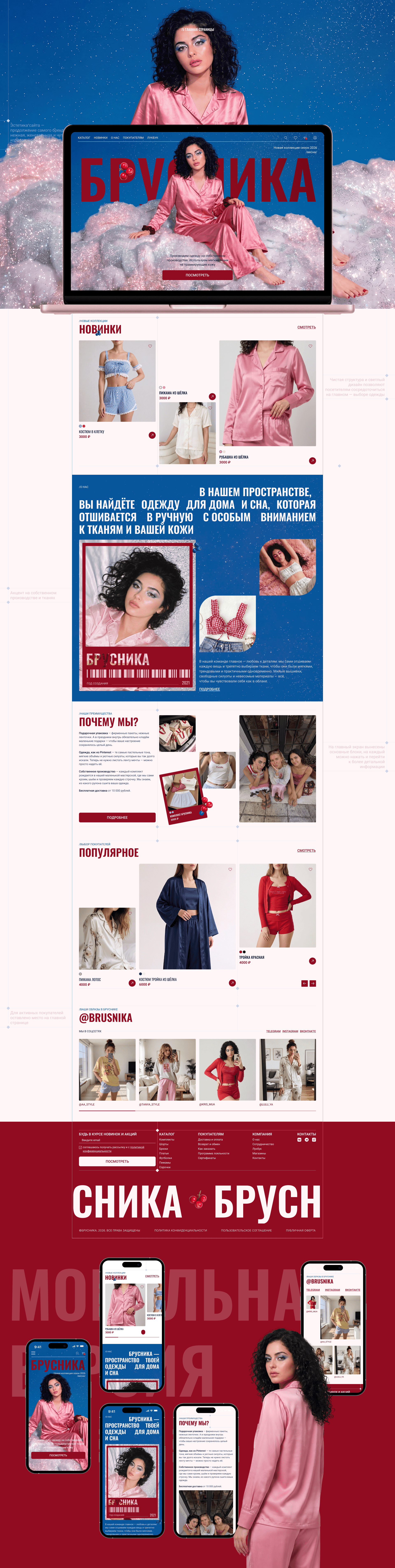 Brusnika | Online store — Изображение №6 — Интерфейсы на Dprofile