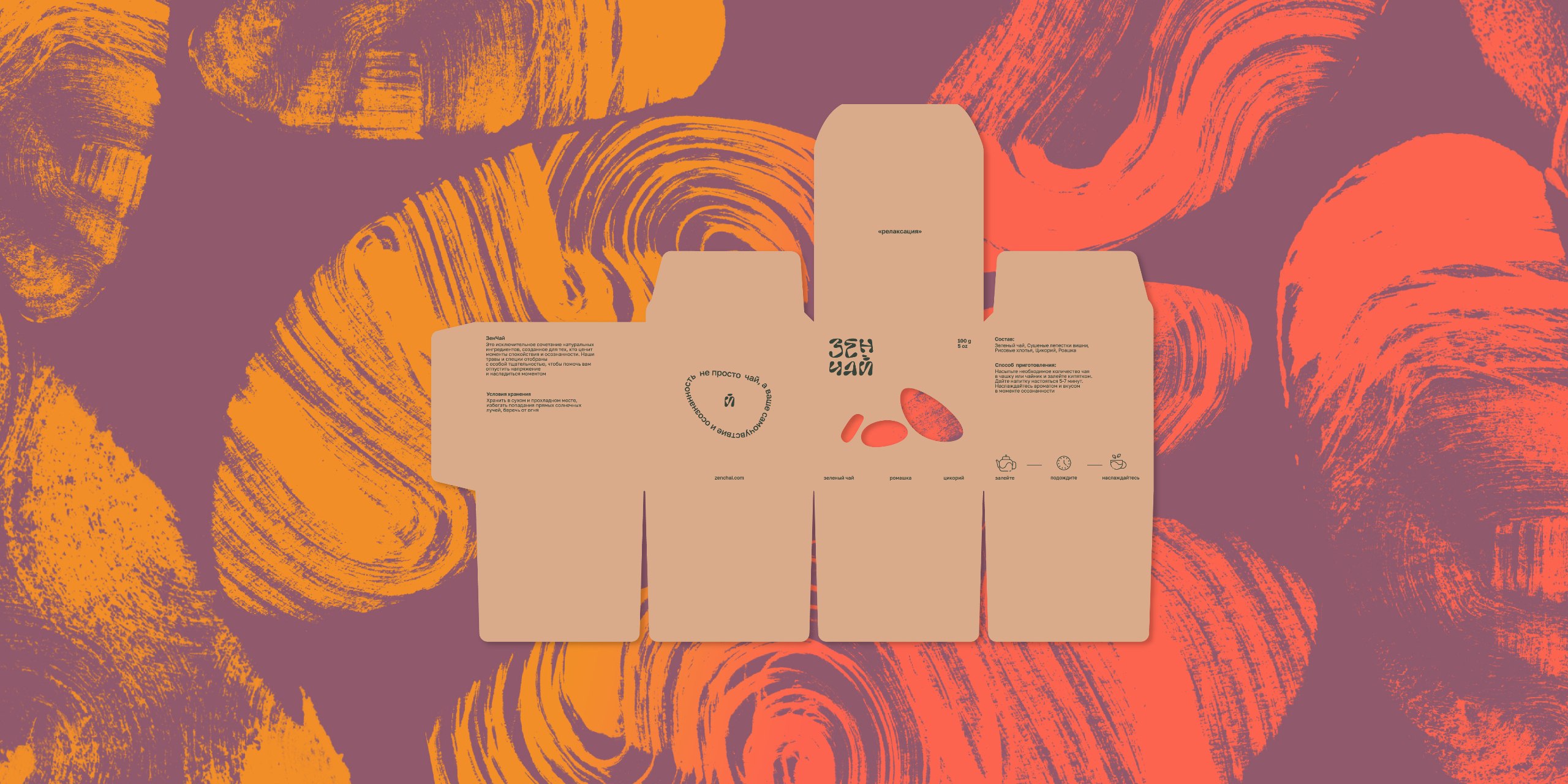 ZEN TEA ┃ Branding Package Design ┃Дизайн упаковки — Изображение №10 — Брендинг на Dprofile